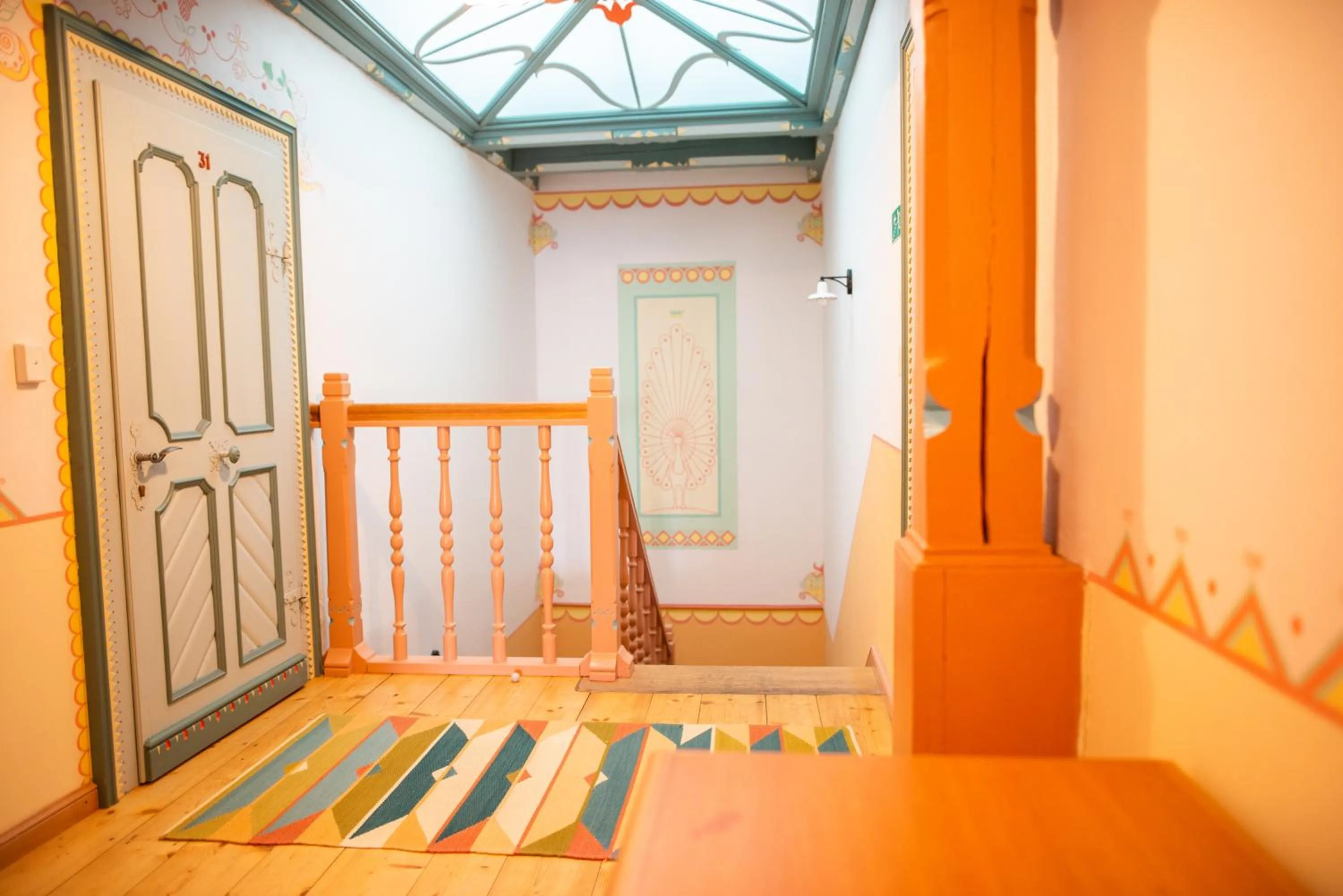 Decorative detail, Bed in Libušín & Maměnka národní kulturní památky