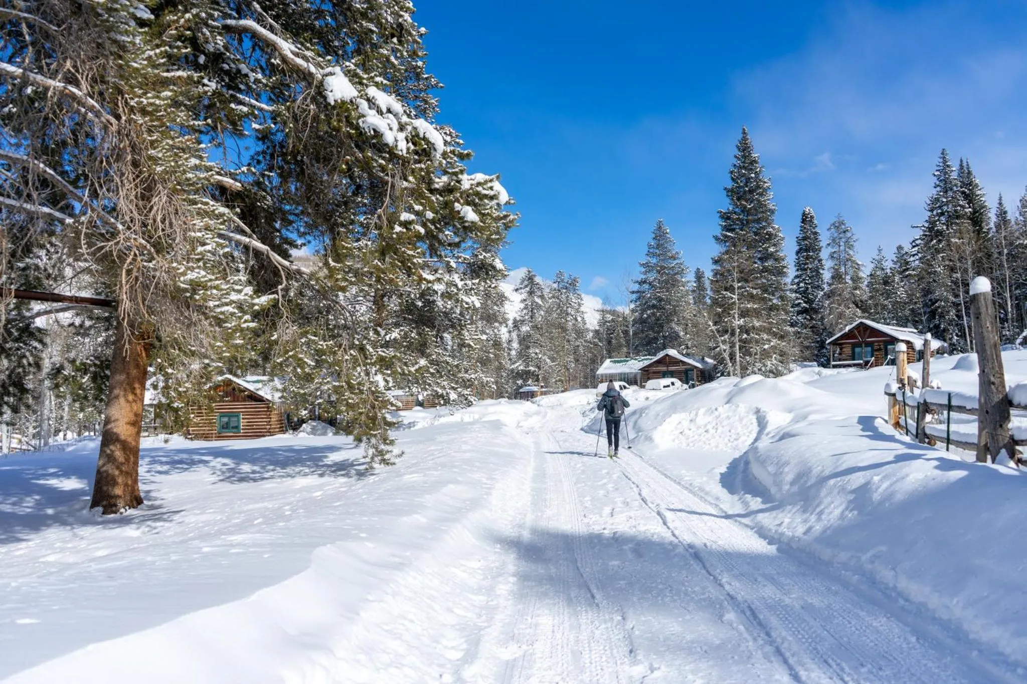 Skiing in Beyul Retreat