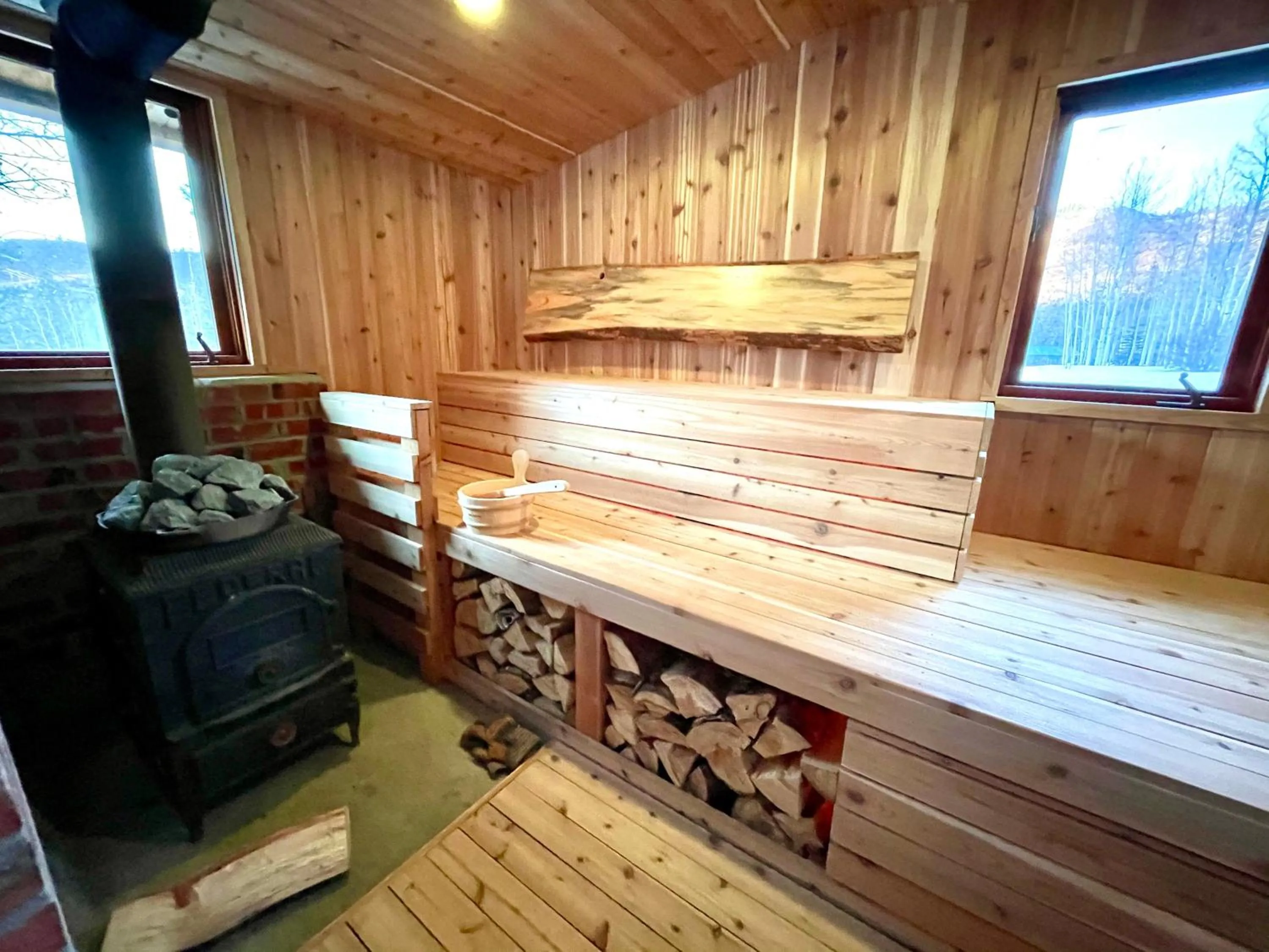 Sauna in Beyul Retreat