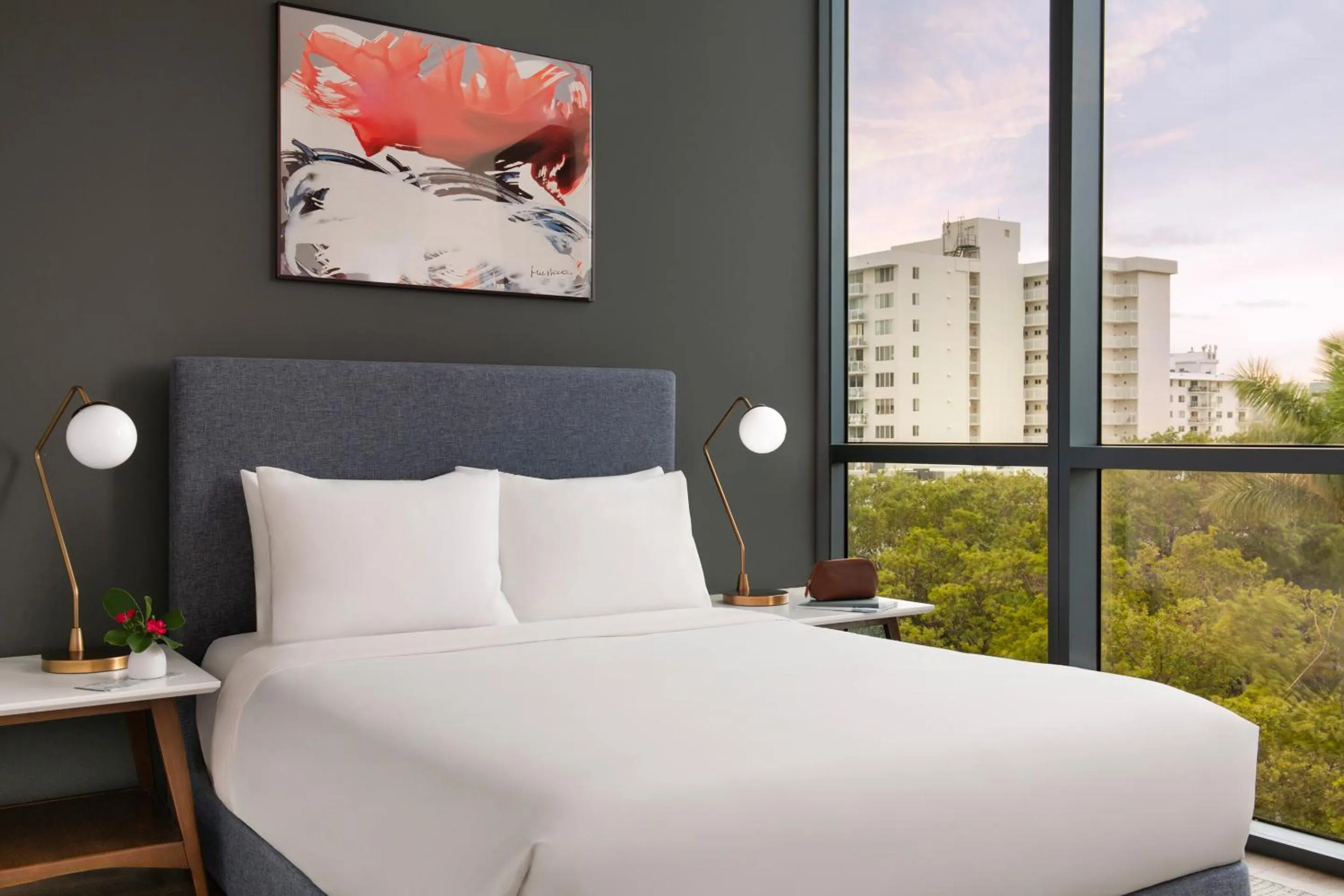 Living room, Bed in Sonder by Marriott Bonvoy 17WEST Apartments