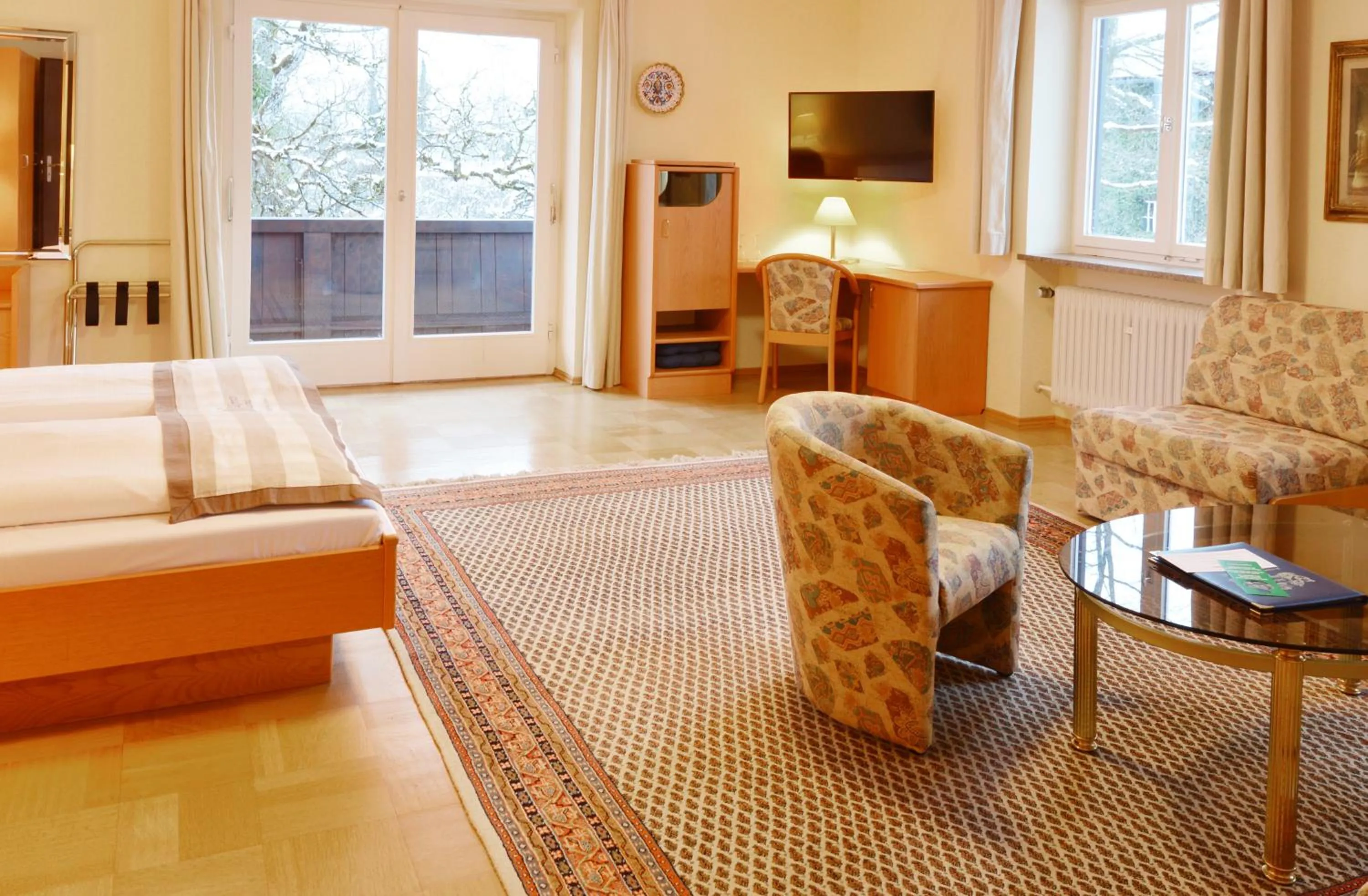 TV and multimedia, Bed in Stoll's Hotel Alpina