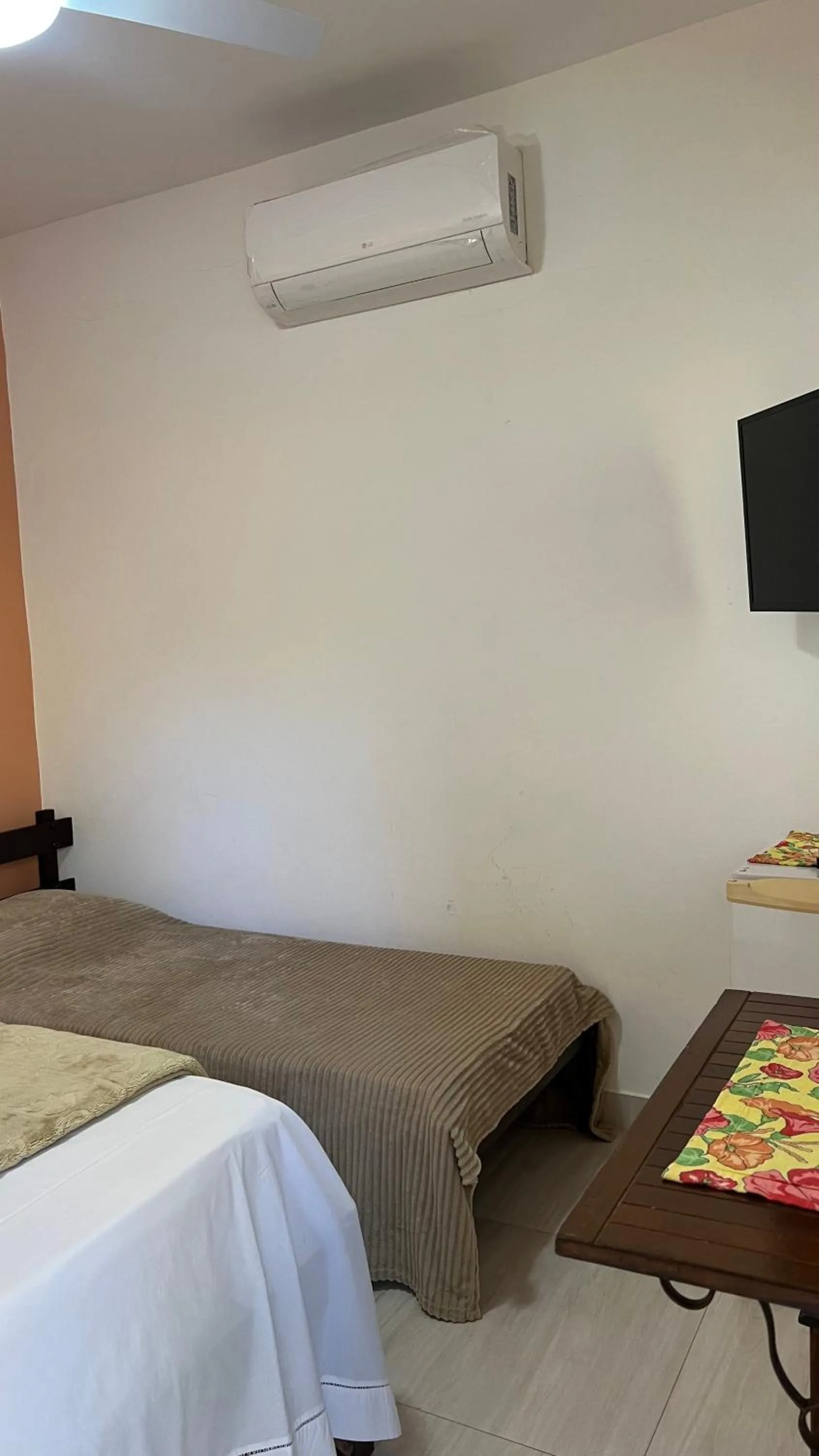 Bed in Pousada Casa redonda