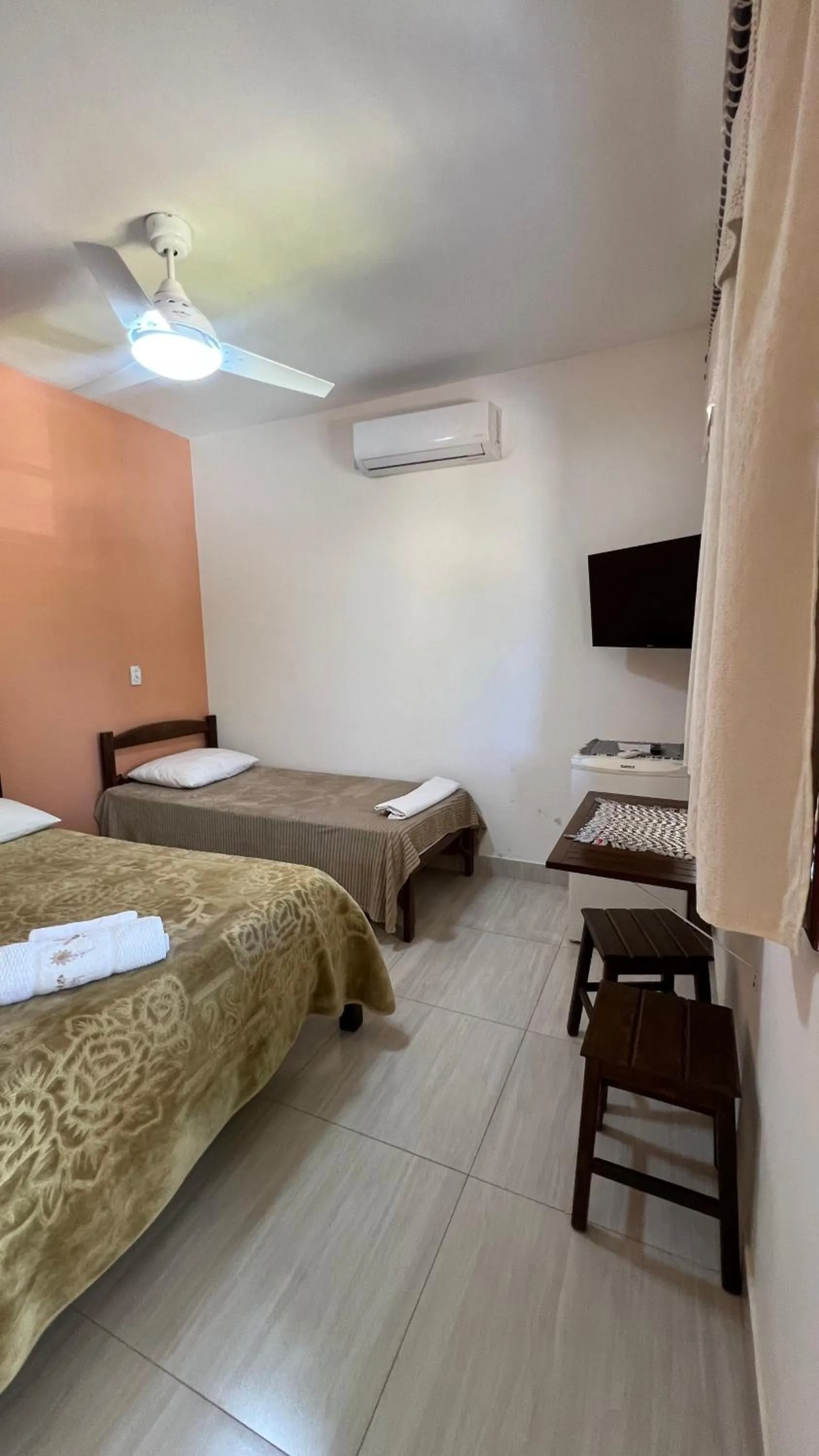 Bed in Pousada Casa redonda