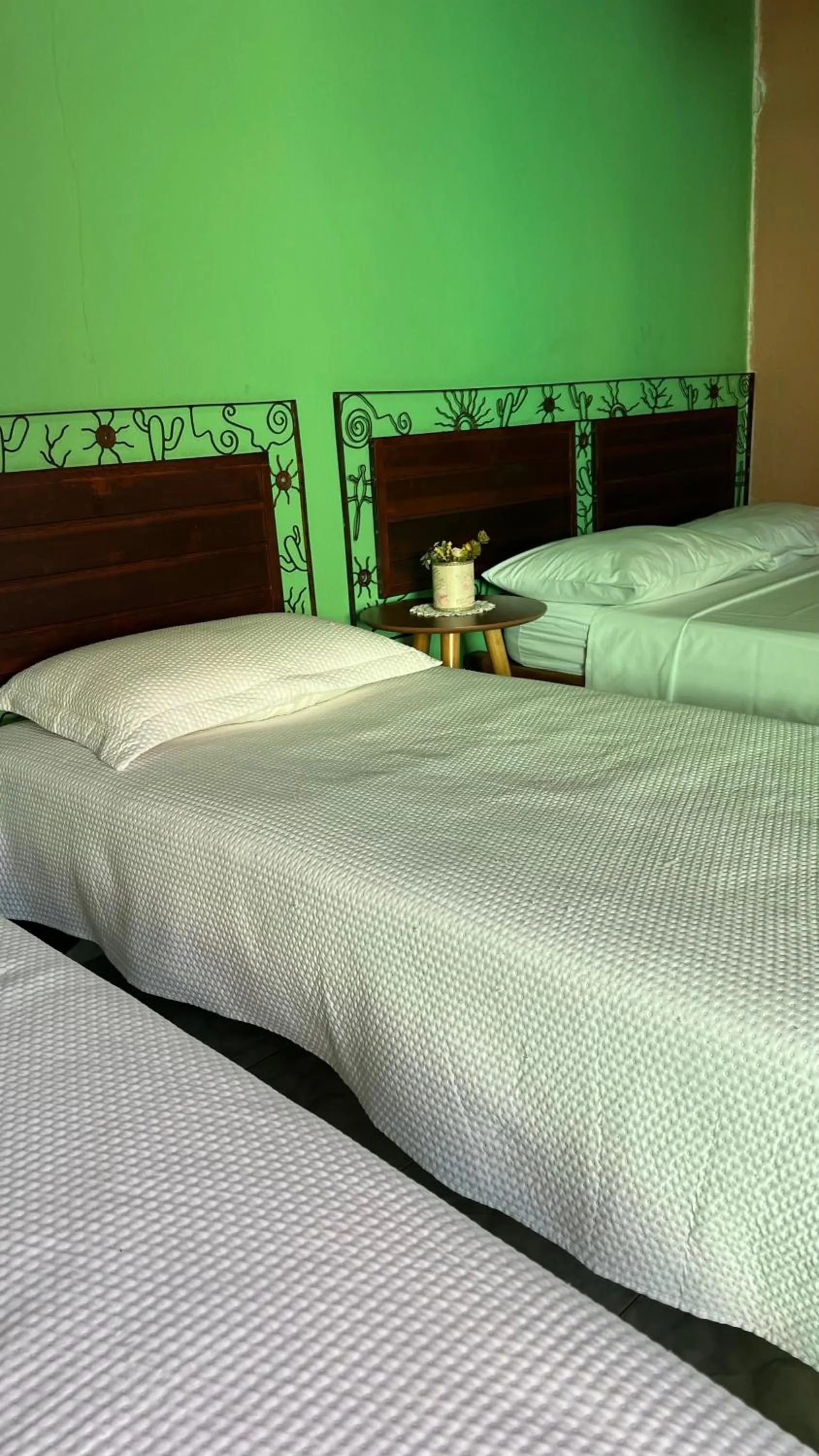 Bed in Pousada Casa redonda