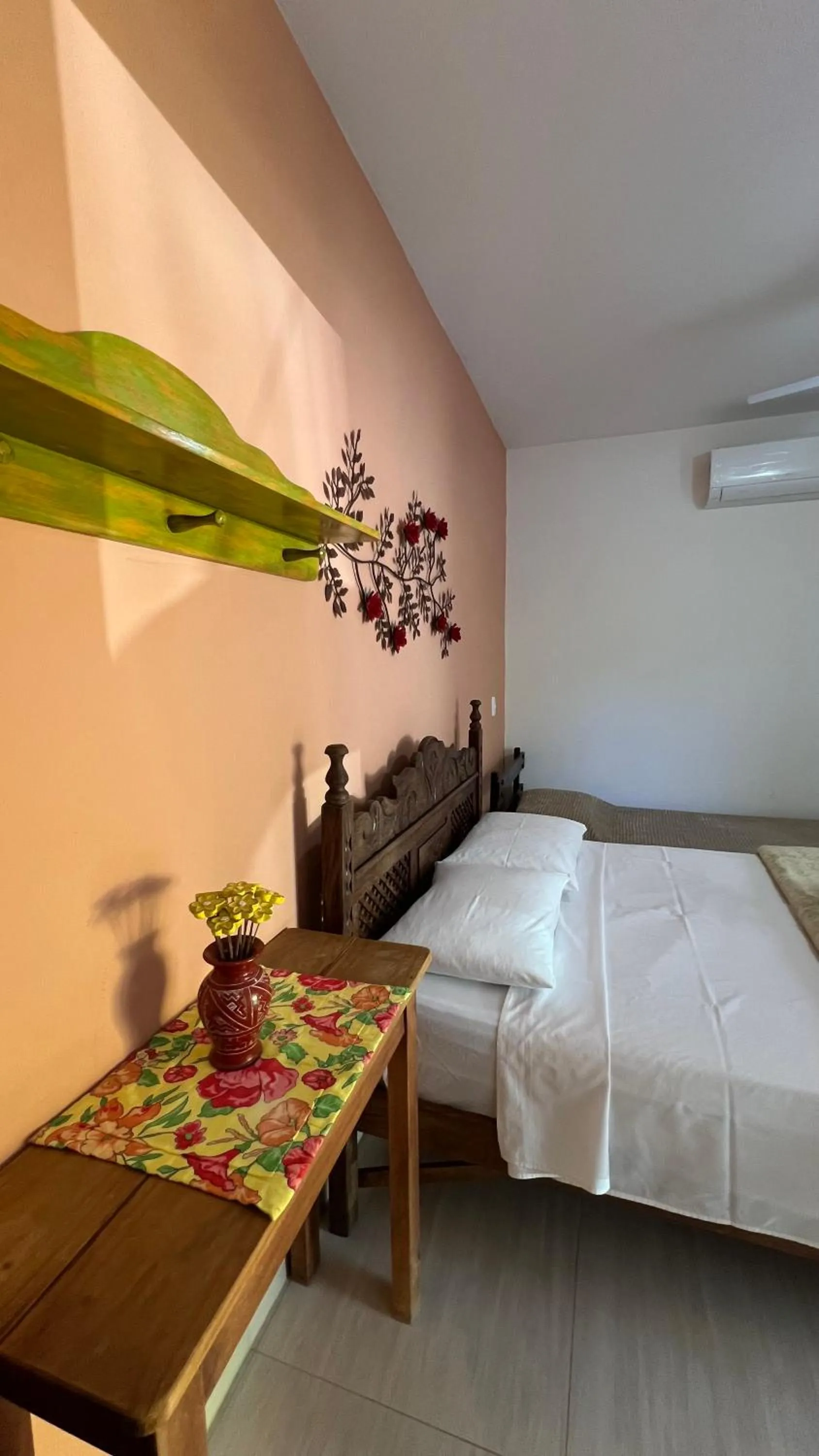 Bed in Pousada Casa redonda