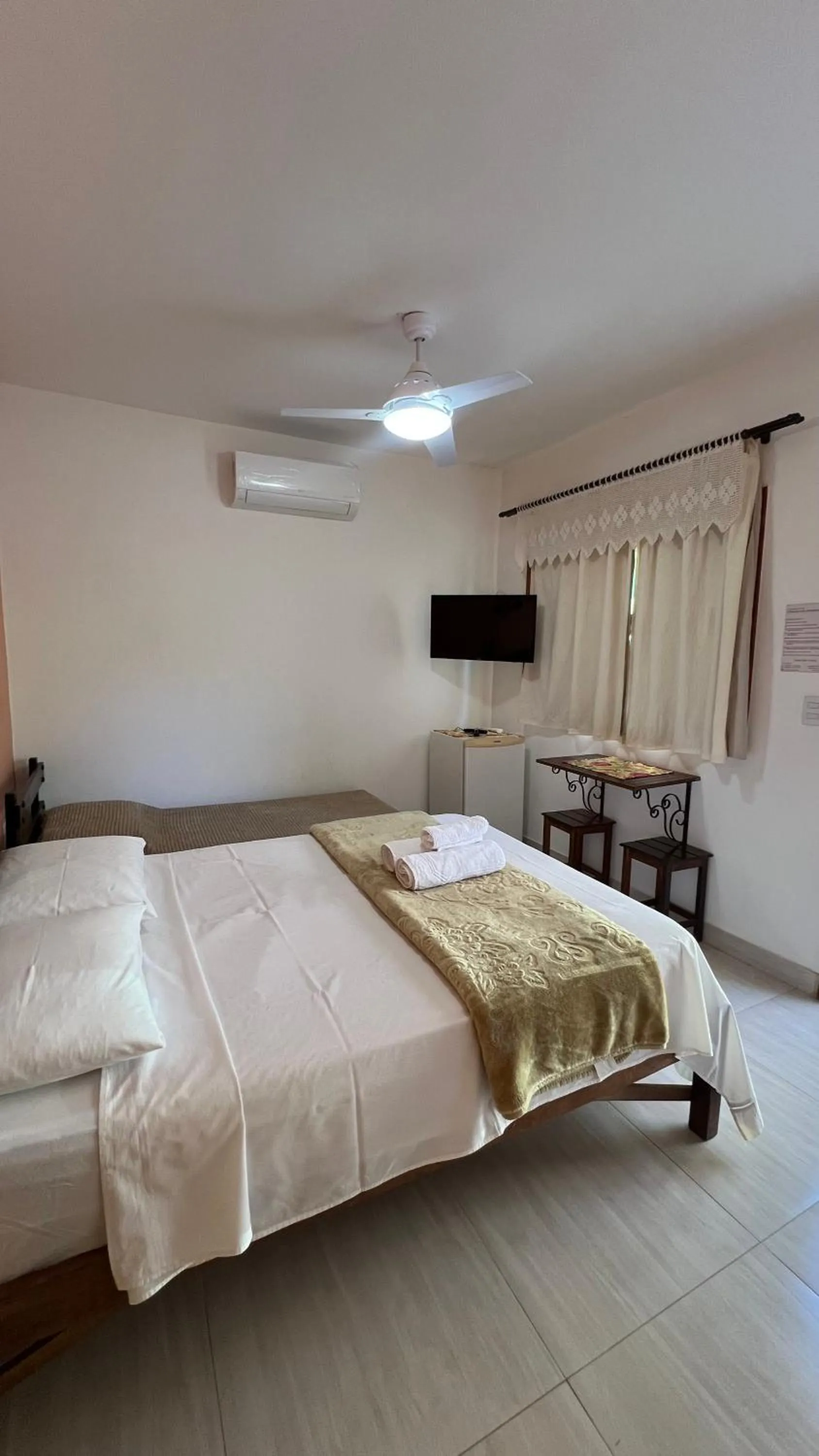 Bed in Pousada Casa redonda