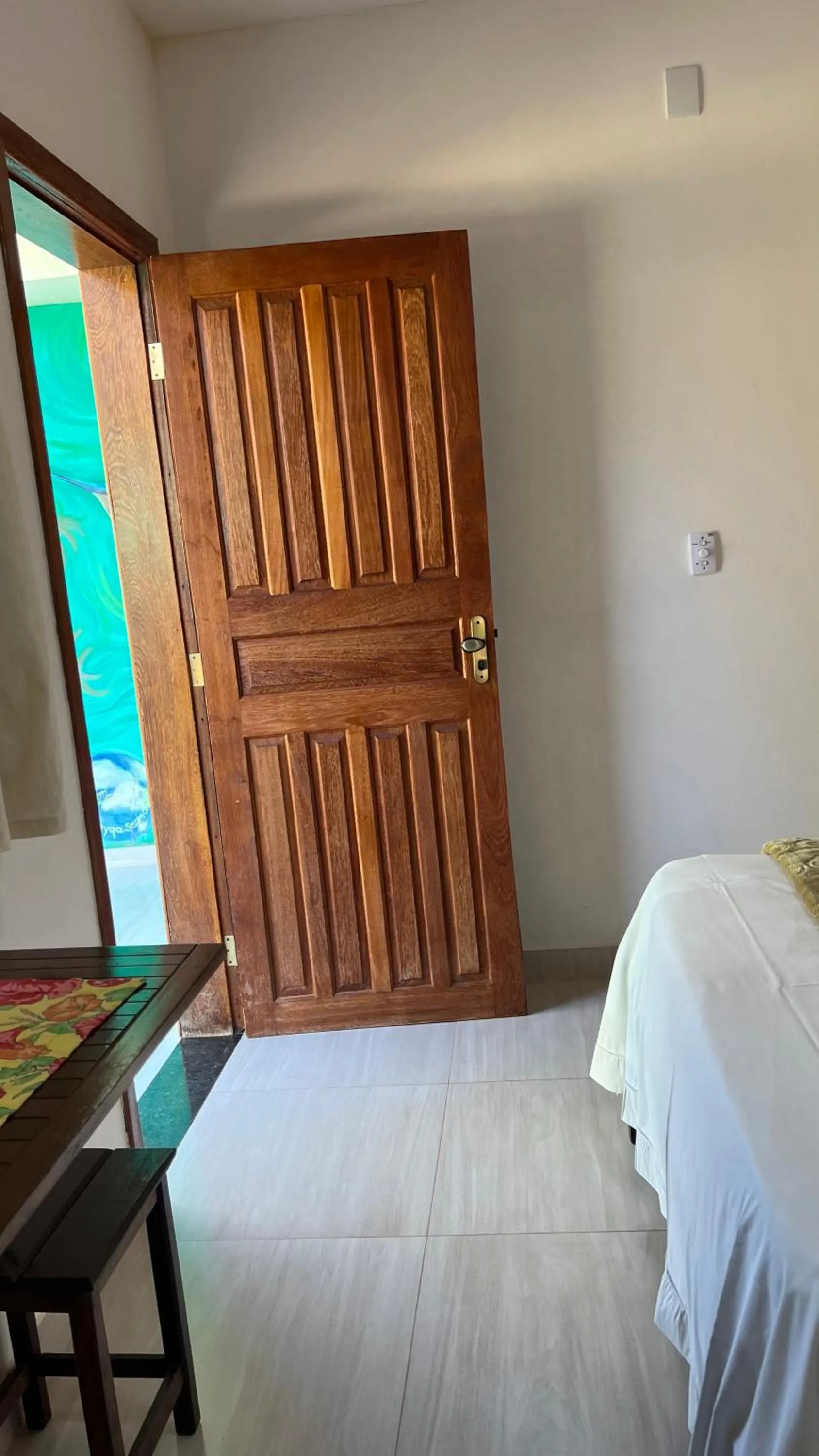 Bed in Pousada Casa redonda