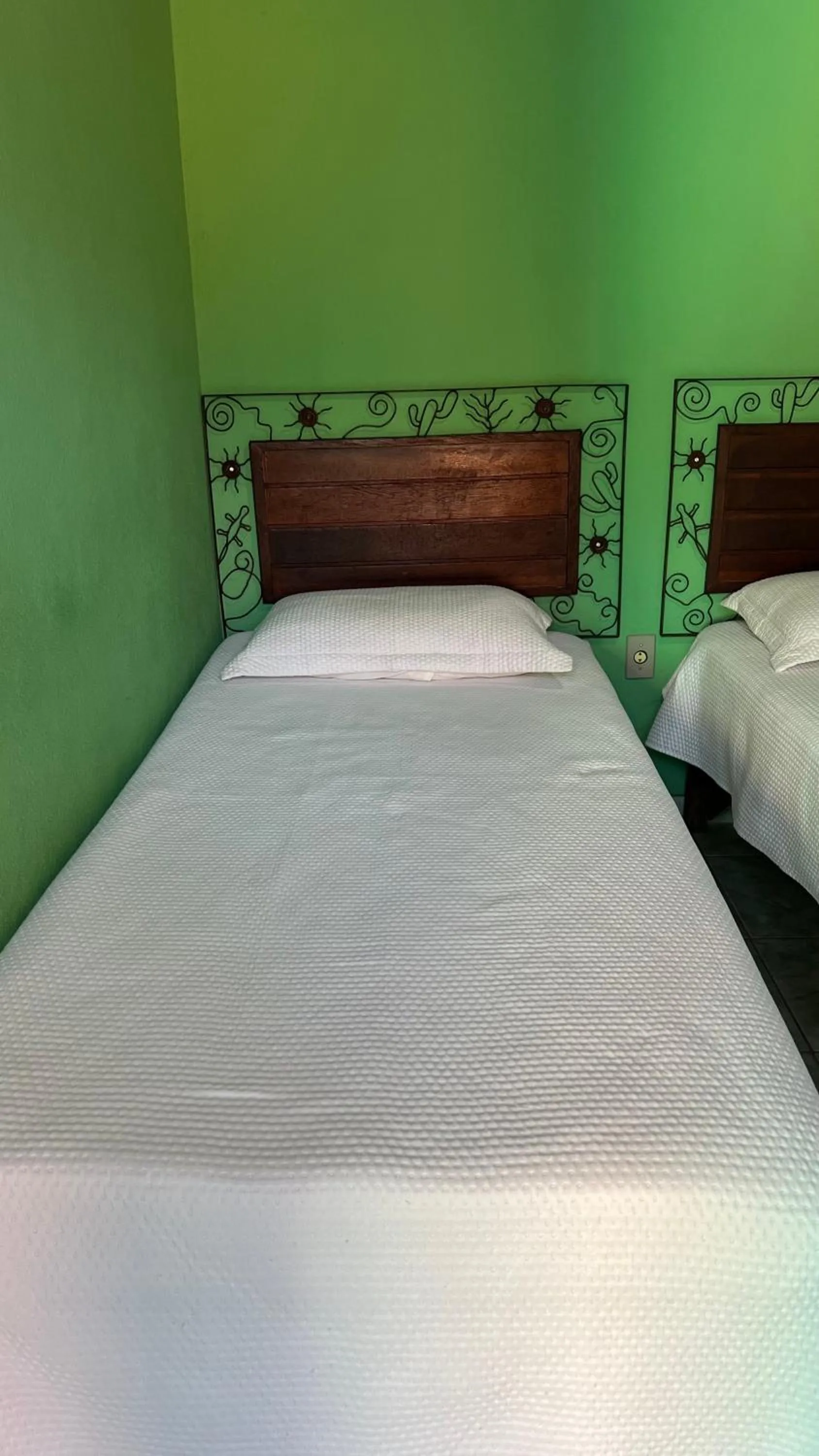 Bed in Pousada Casa redonda