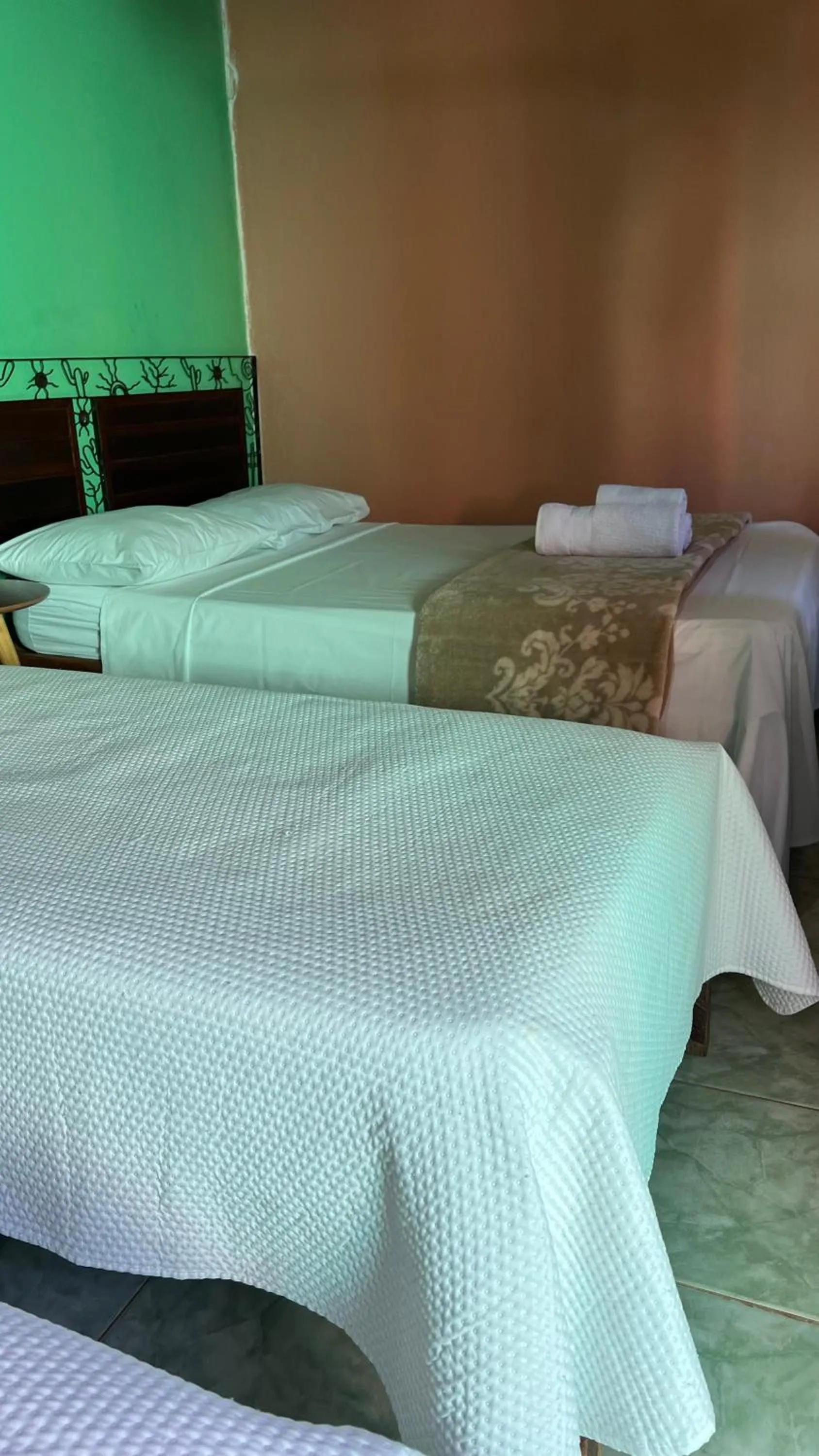 Bed in Pousada Casa redonda