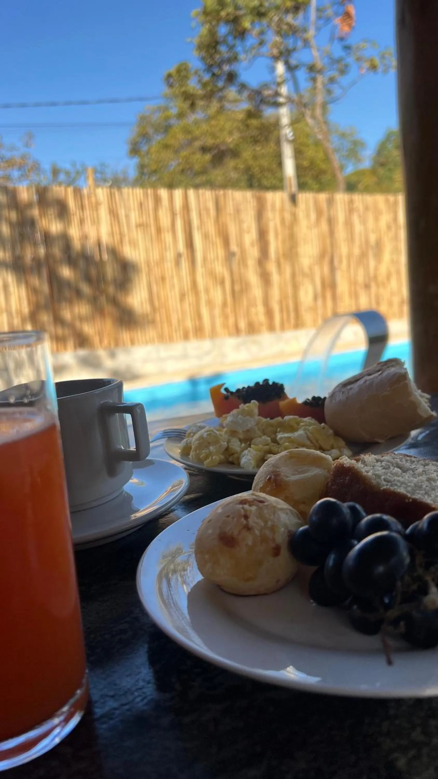 Breakfast in Pousada Casa redonda