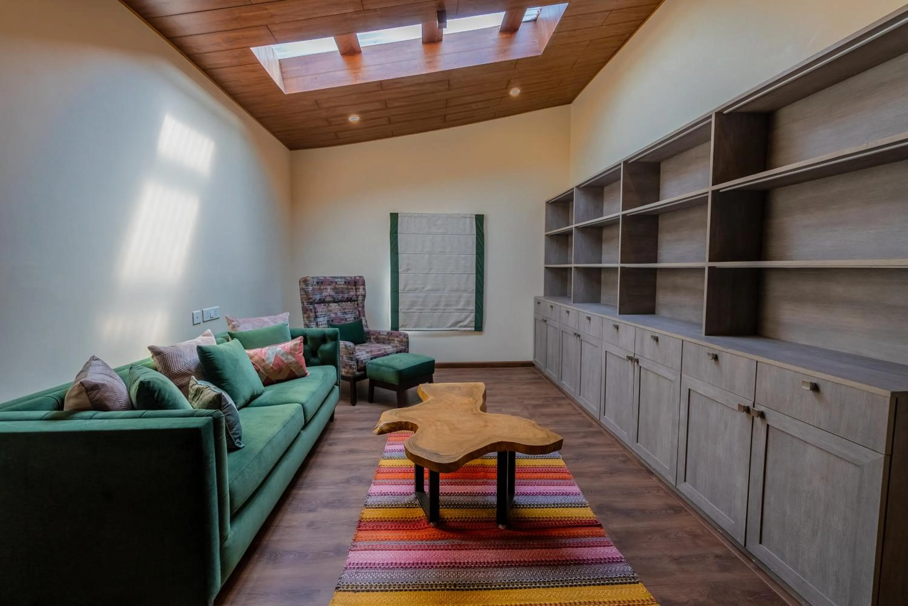 Seating area in The Manor Luxury Apartments, Shimla