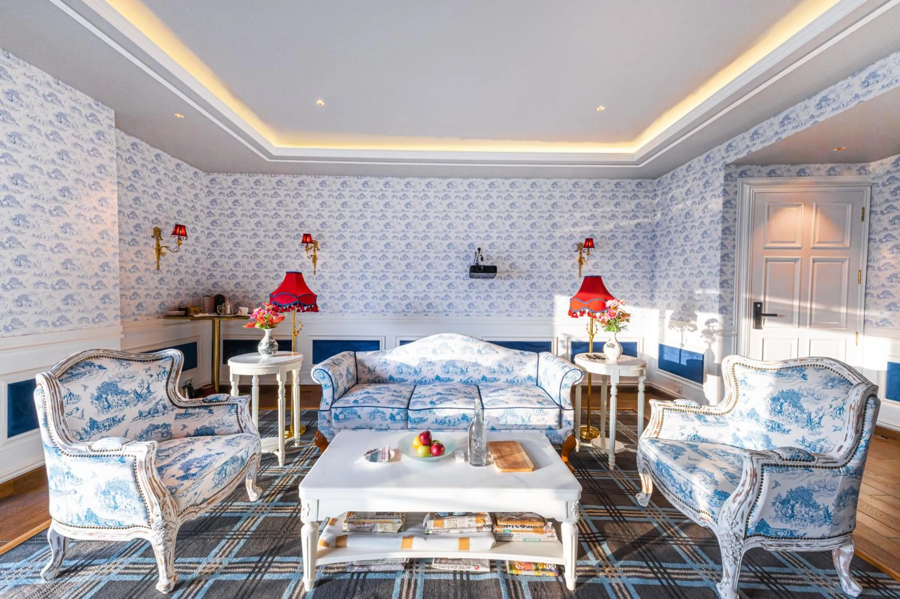 Living room in The Manor Luxury Apartments, Shimla