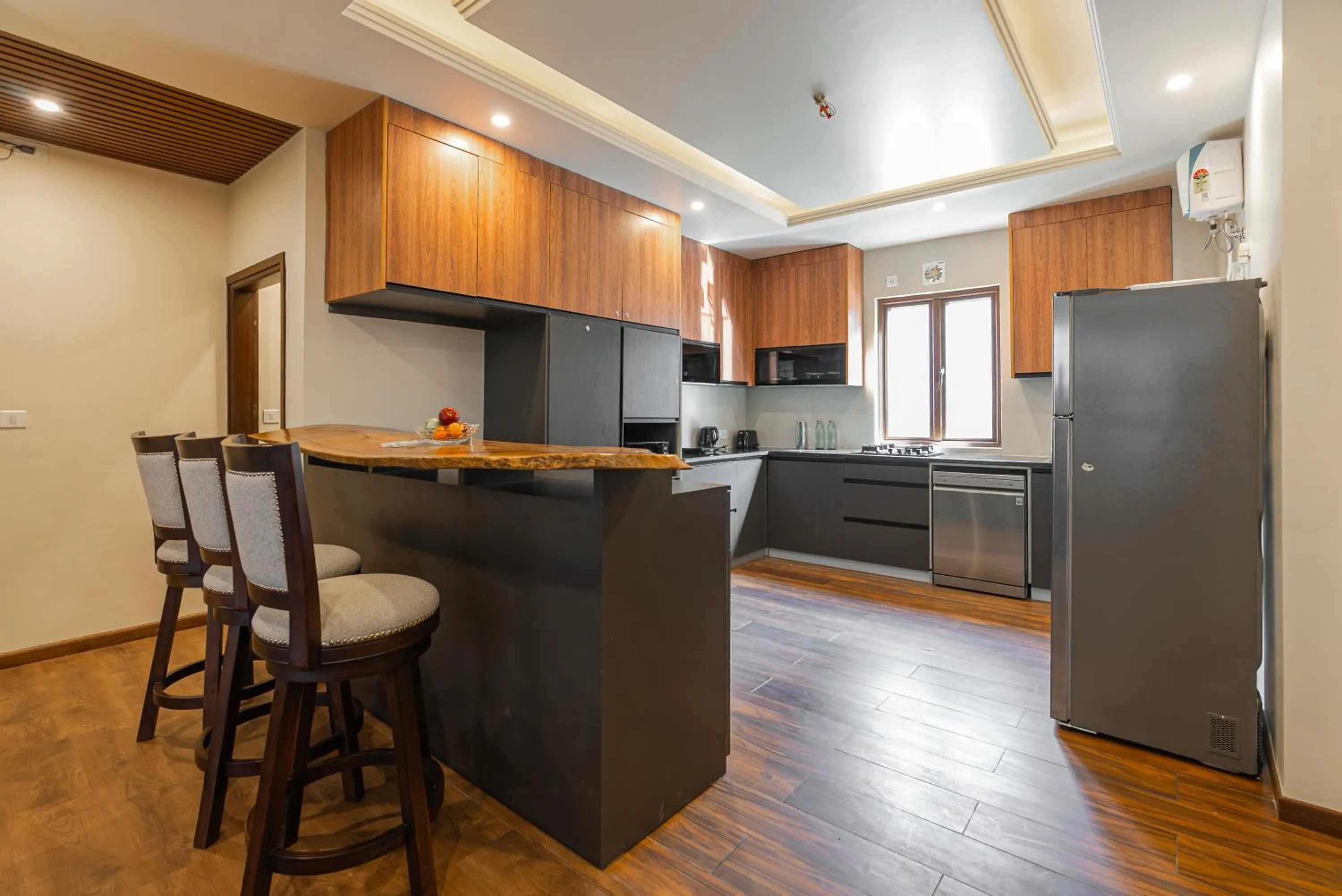 kitchen in The Manor Luxury Apartments, Shimla