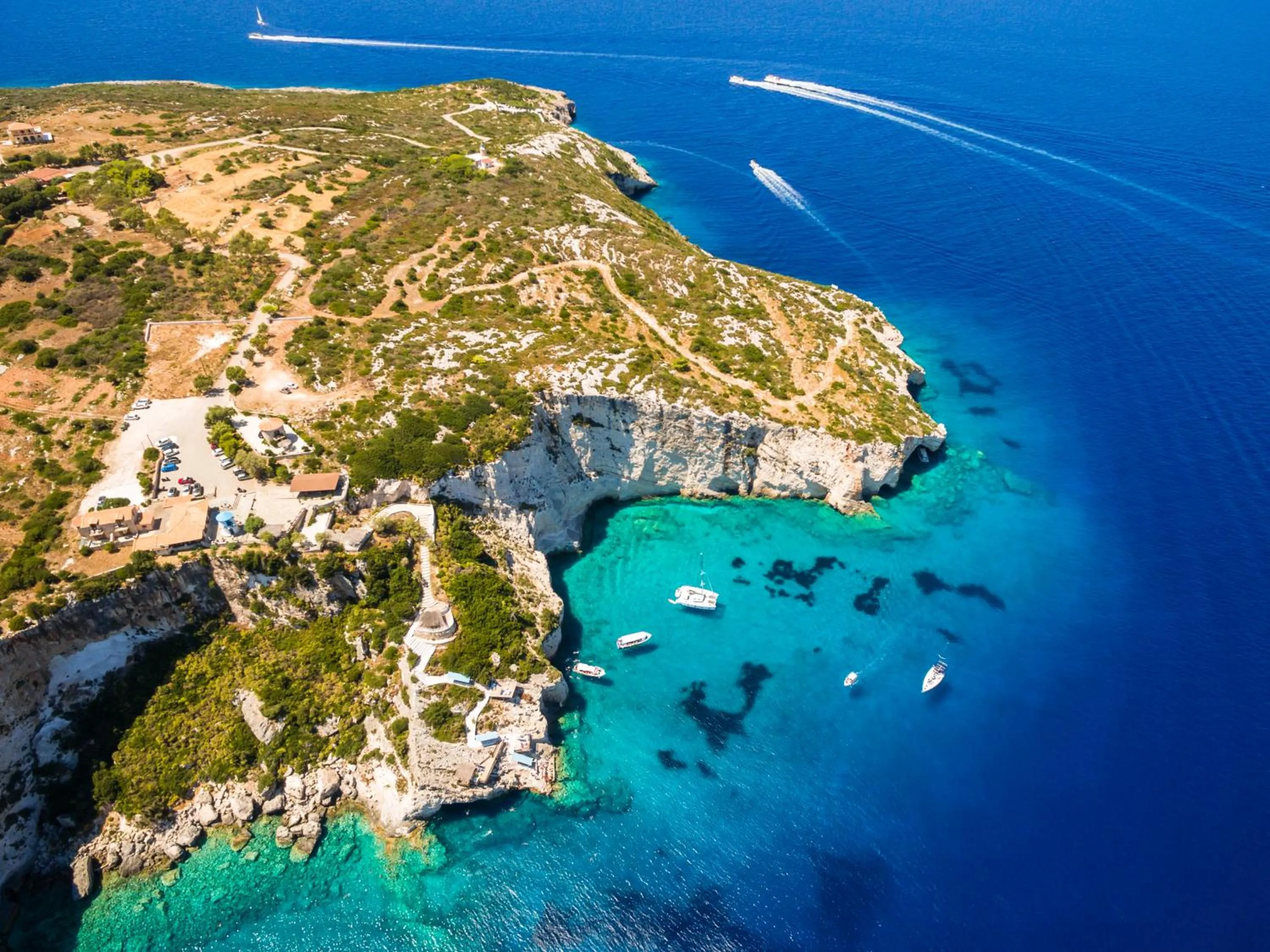 Bird's eye view in Potamitis Windmills & Apartments - Unique Stay with Scenic Views, by ZanteWize