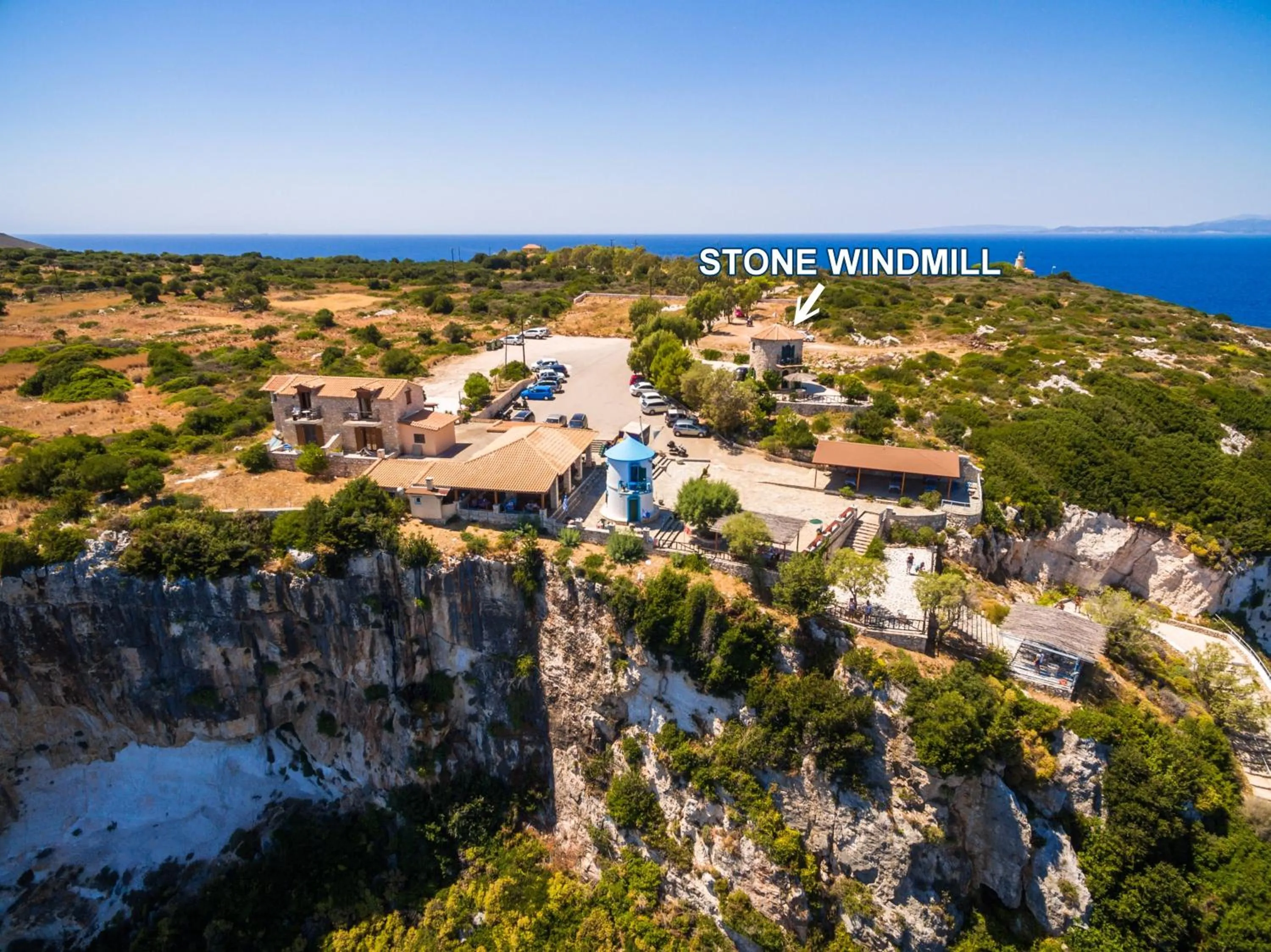 Bird's eye view in Potamitis Windmills & Apartments - Unique Stay with Scenic Views, by ZanteWize