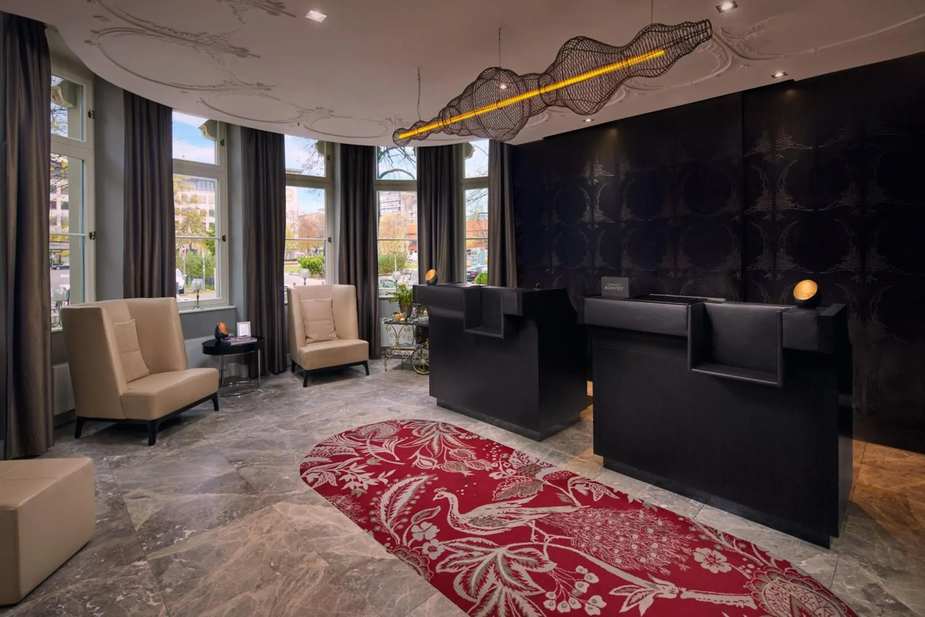 Lobby or reception in Roomers Berlin Steinplatz, Autograph Collection Lobby or reception in Roomers Berlin Steinplatz, Autograph Collection