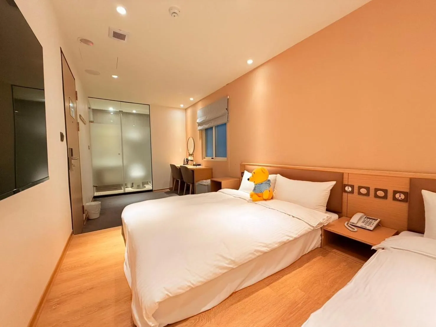 Bed in Michi Hotel - Zhongli