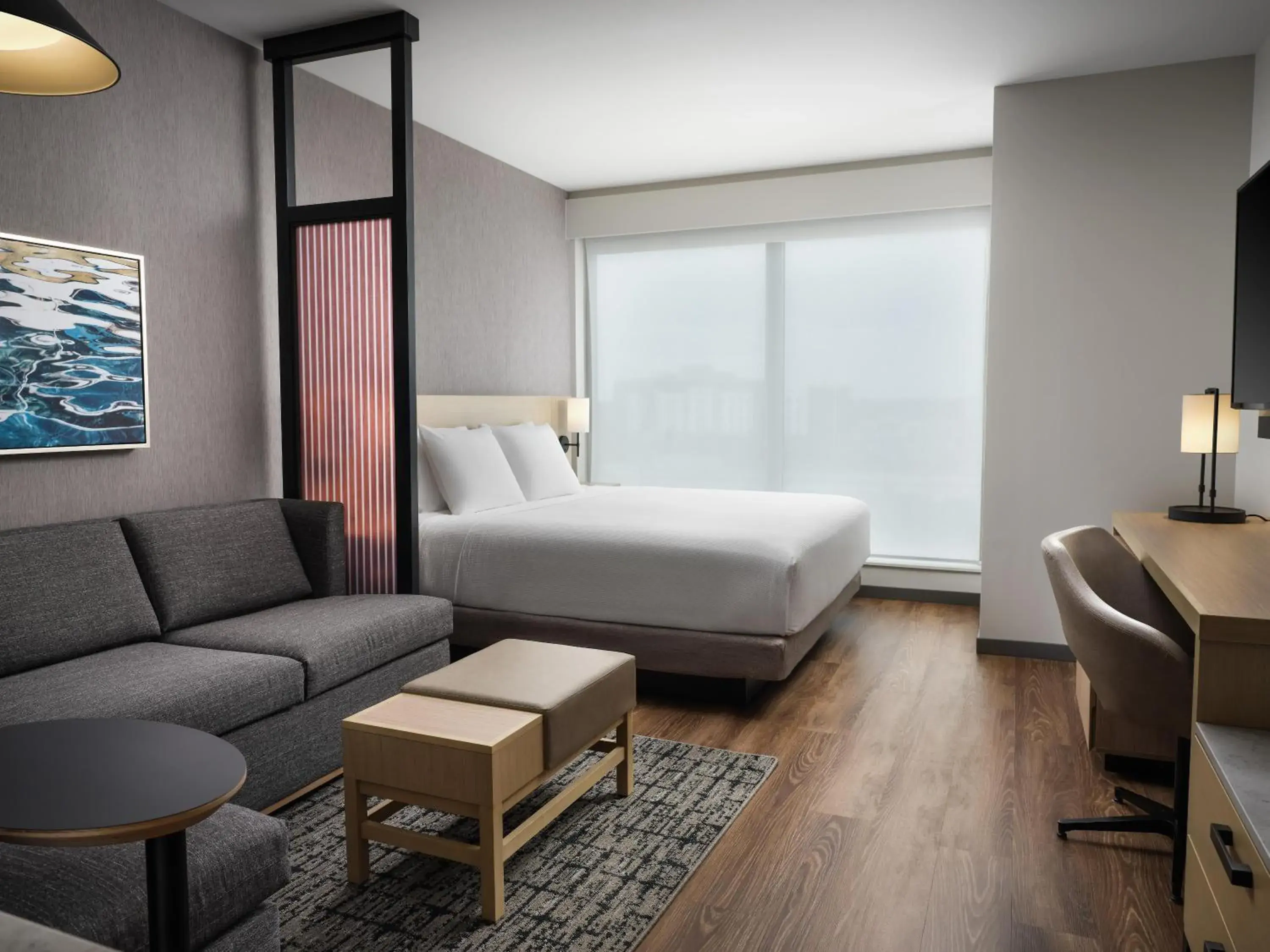 Bedroom, Bed in The Forester Hotel, part of Unscripted by Hyatt Bedroom, Bed in The Forester Hotel, part of Unscripted by Hyatt