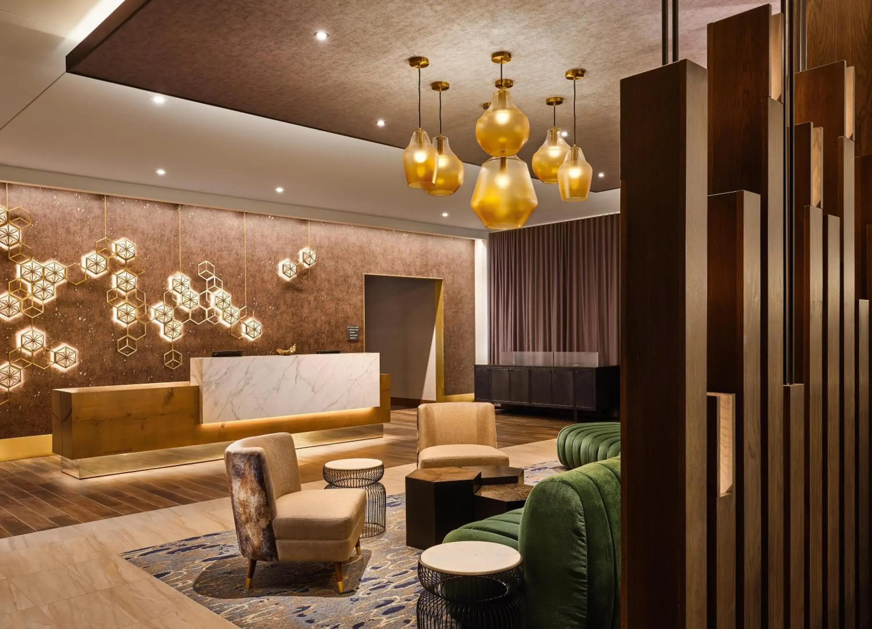 Lobby or reception in The Forester Hotel, part of Unscripted by Hyatt Lobby or reception in The Forester Hotel, part of Unscripted by Hyatt