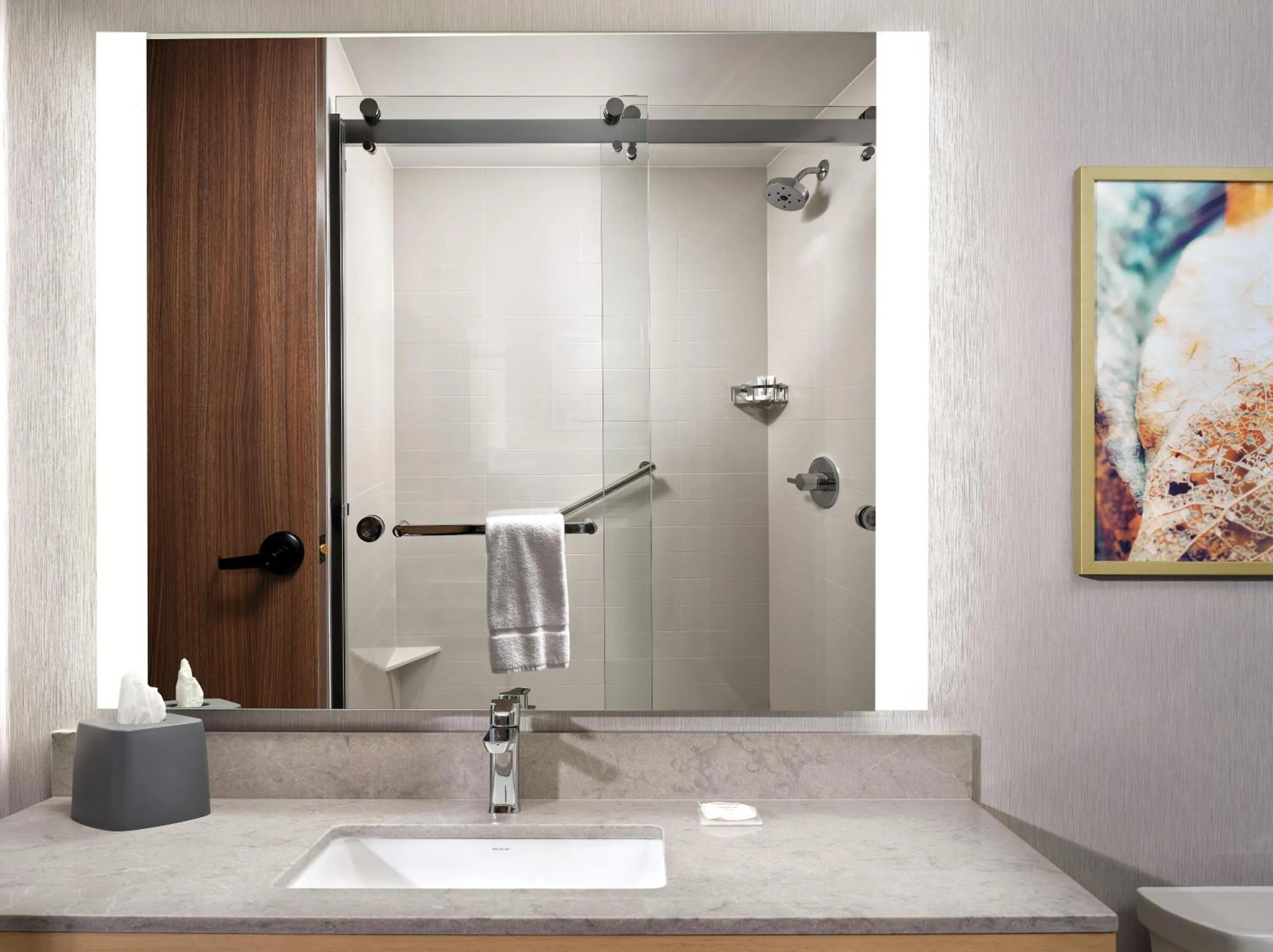 Bathroom in The Forester Hotel, part of Unscripted by Hyatt