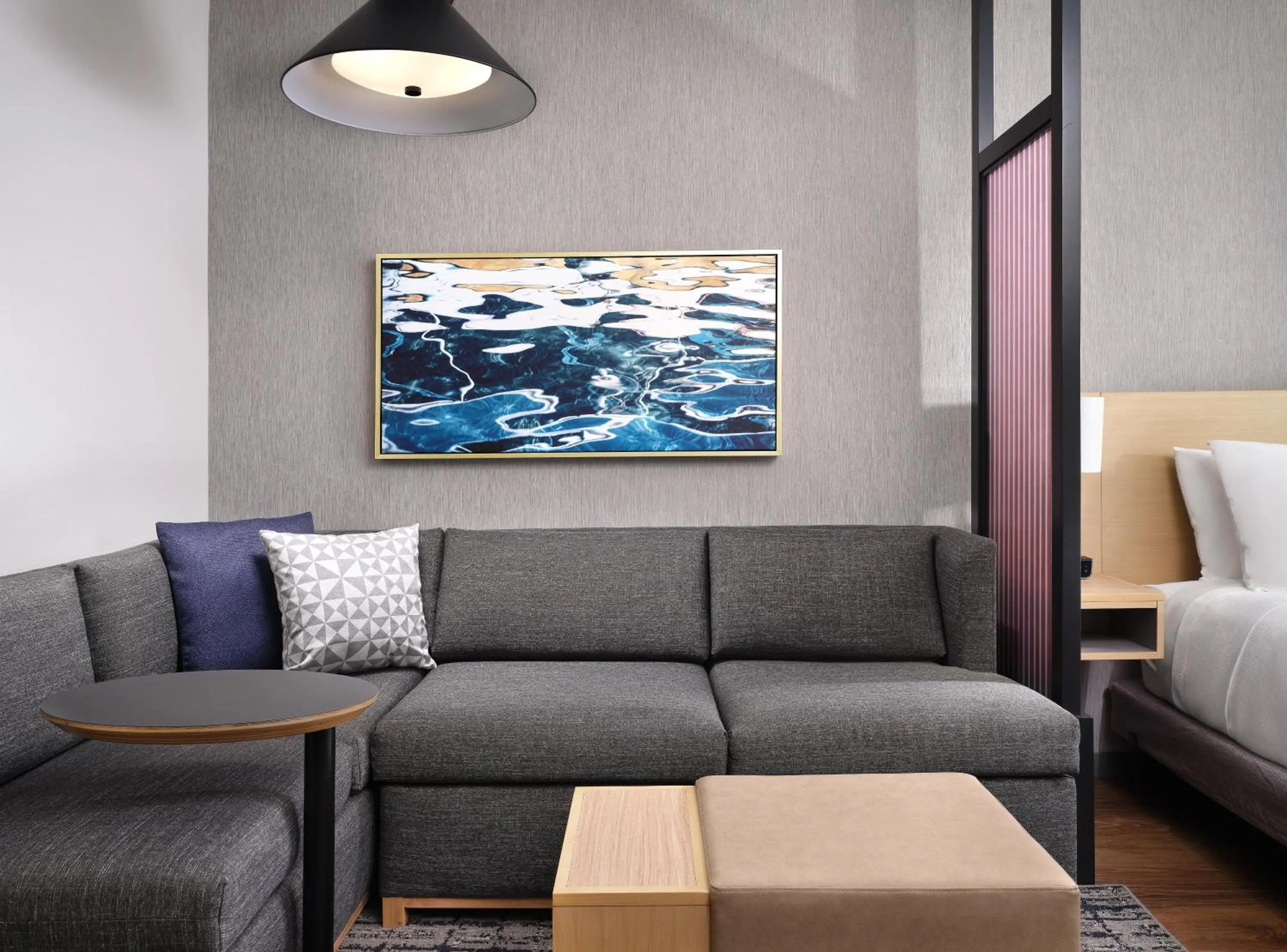 Bedroom in The Forester Hotel, part of Unscripted by Hyatt