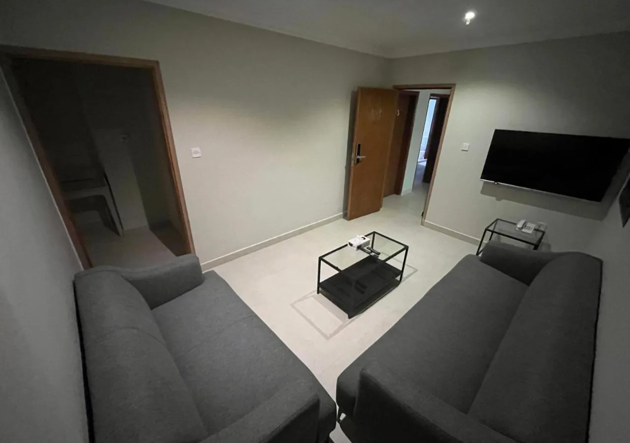 Living room in Times Square Suite Hotel