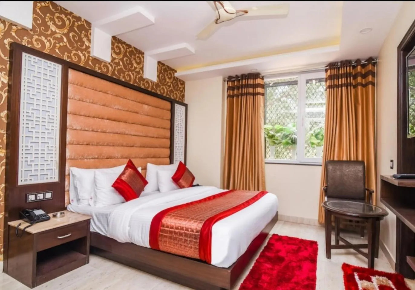 Bedroom, Bed in Hotel Mannat international by Mannat