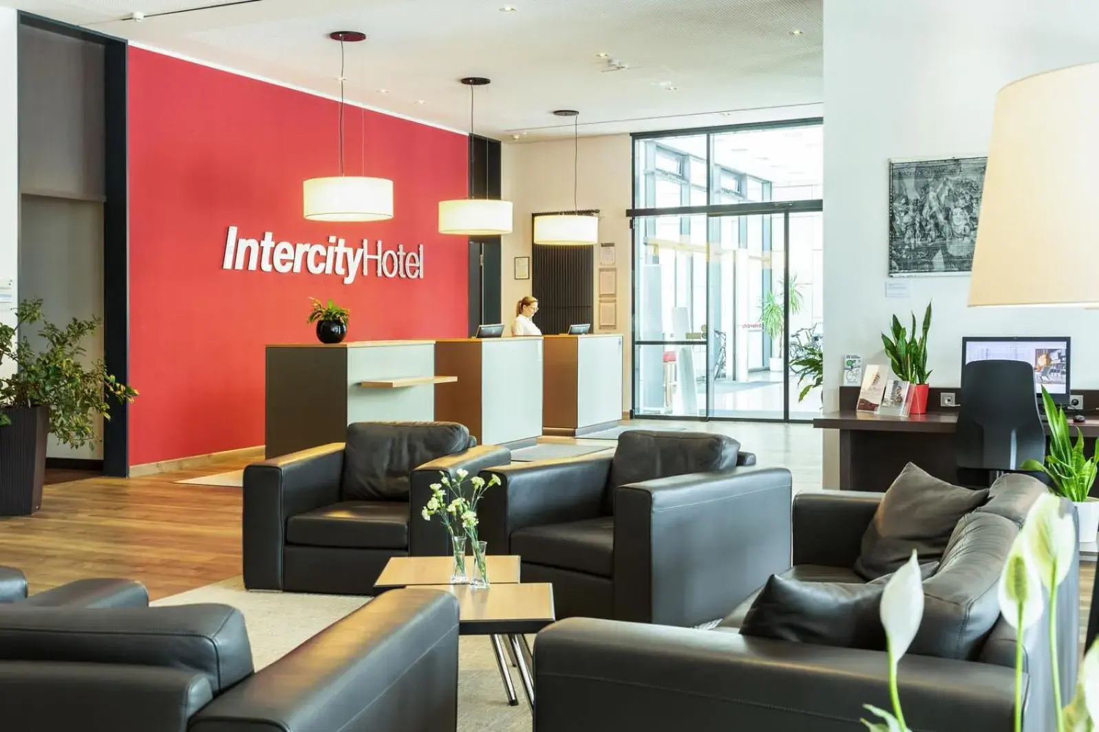 Lobby or reception in IntercityHotel Dresden Lobby or reception in IntercityHotel Dresden