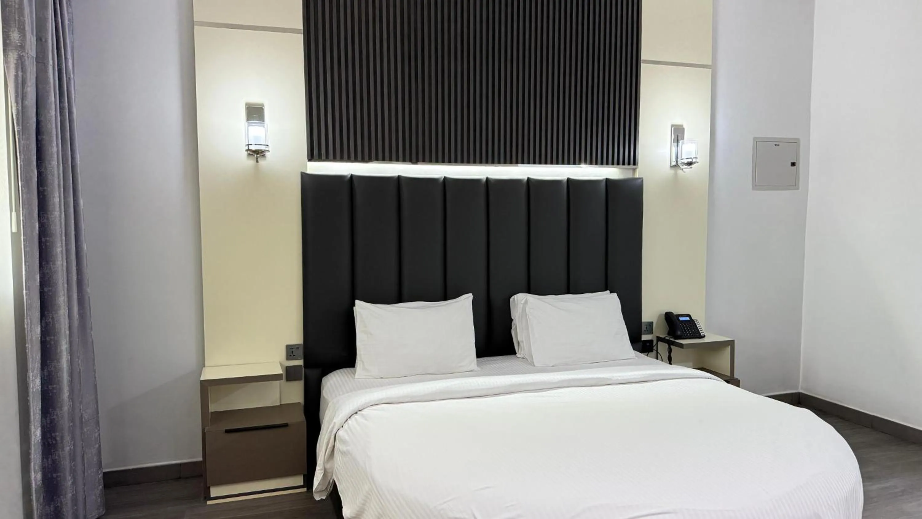 Photo of the whole room, Bed in Palette Sharjah Aparthotel formerly Royal Tulip