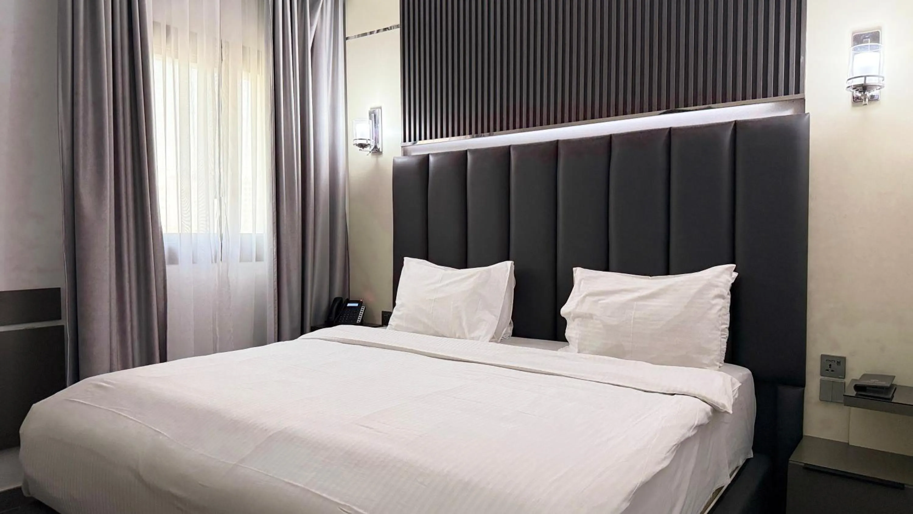 Photo of the whole room, Bed in Palette Sharjah Aparthotel formerly Royal Tulip