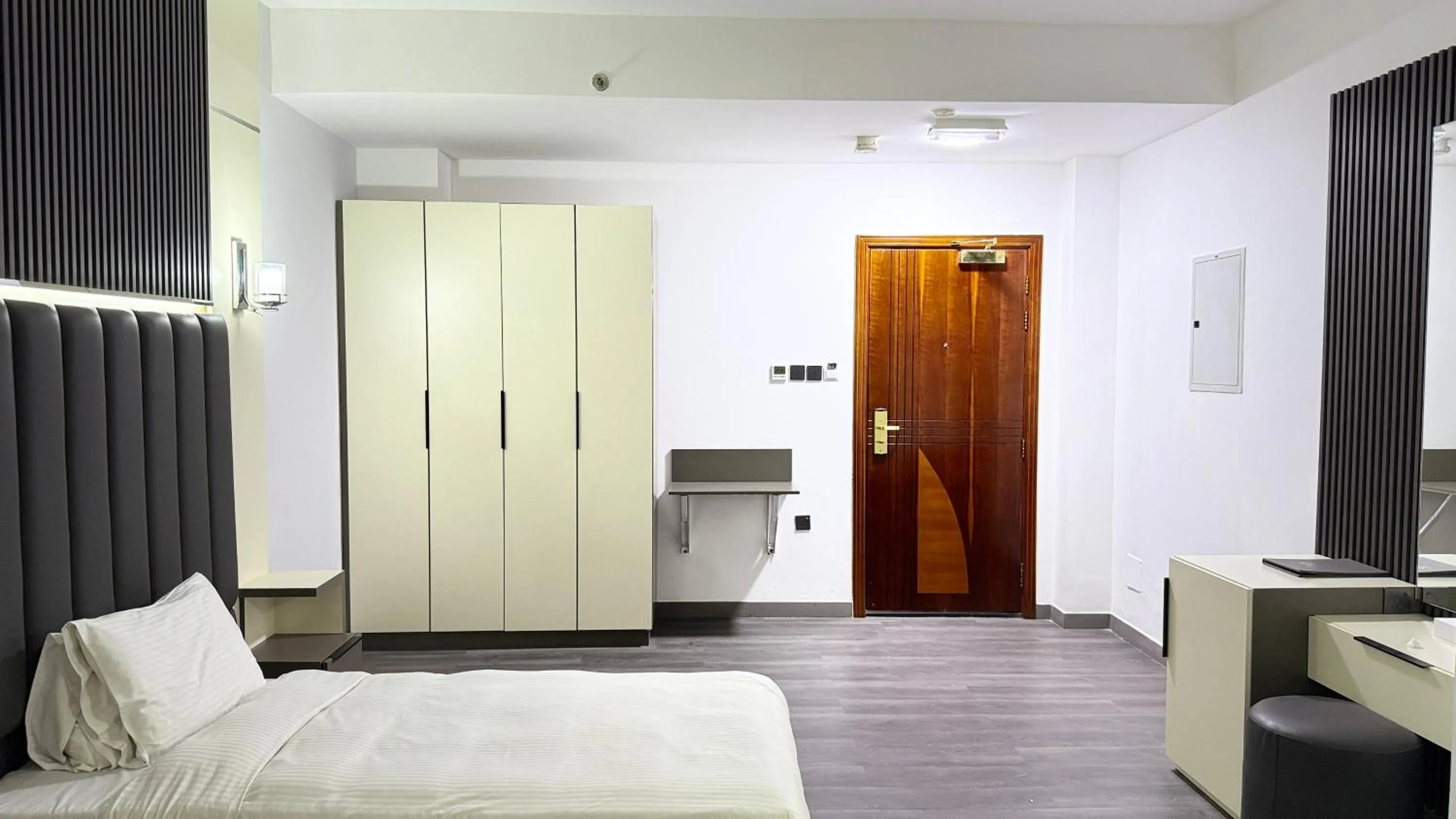 Photo of the whole room, Bed in Palette Sharjah Aparthotel formerly Royal Tulip