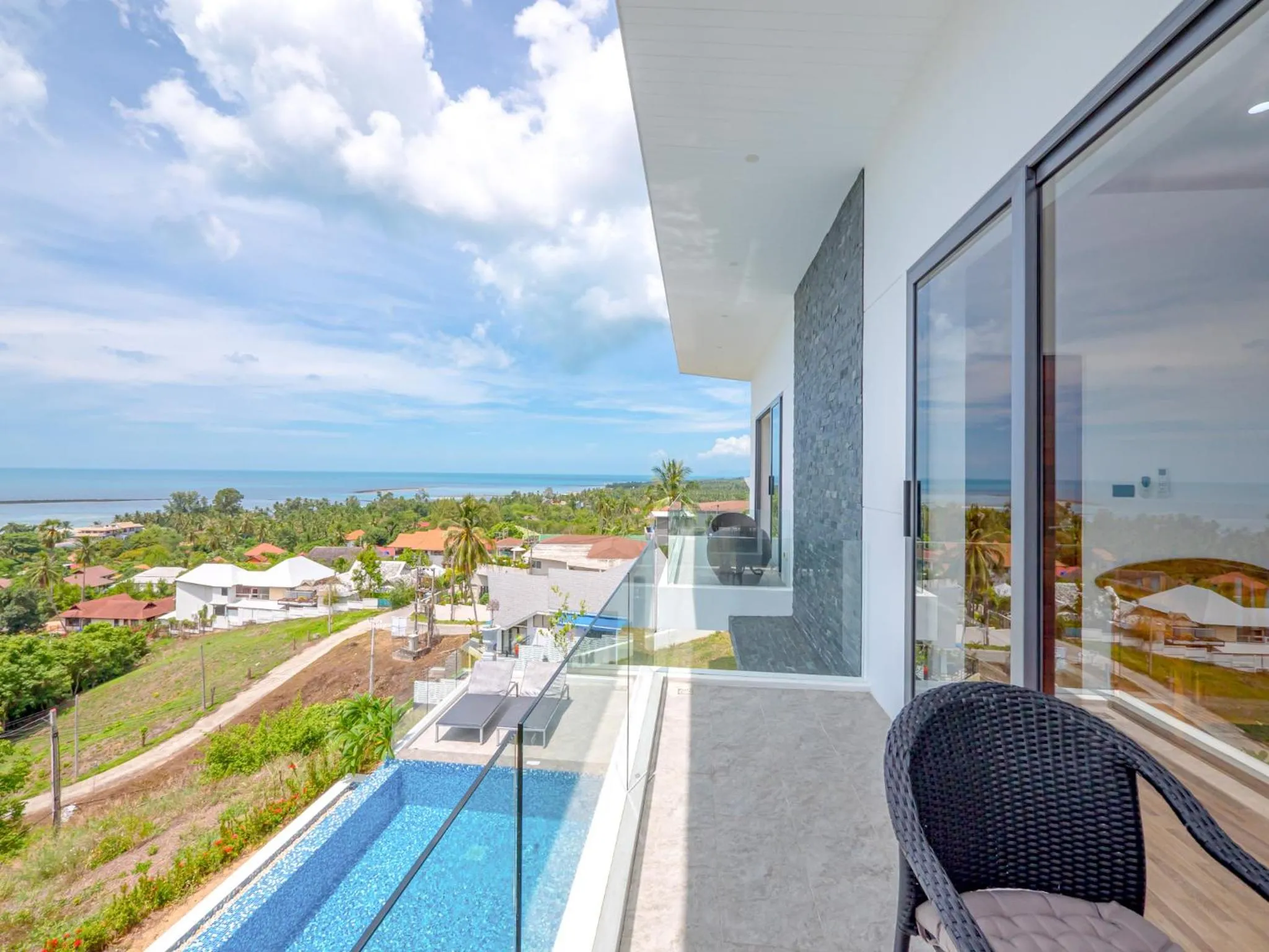 Balcony/Terrace in Villas Reef View Garden