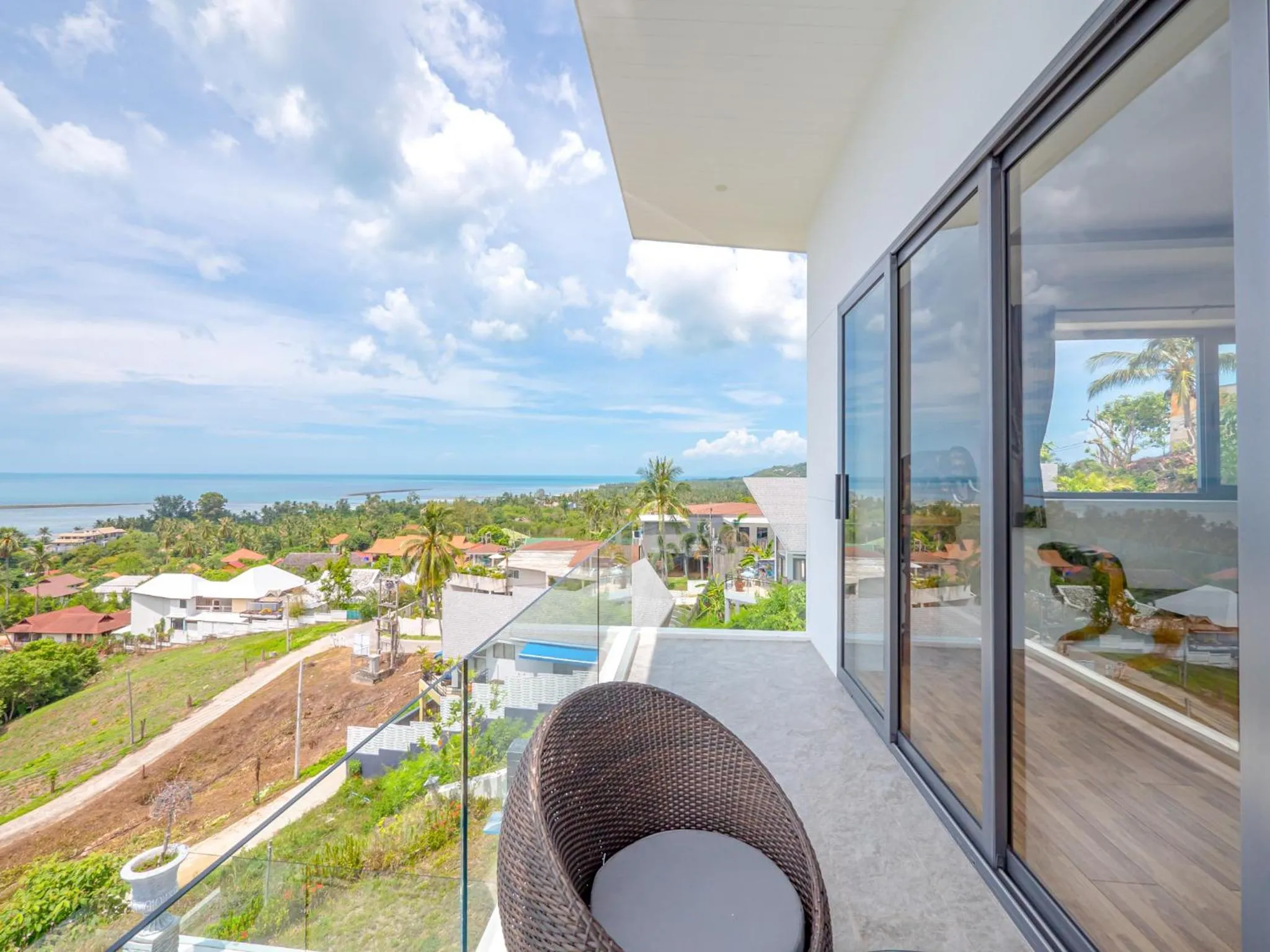 Balcony/Terrace in Villas Reef View Garden