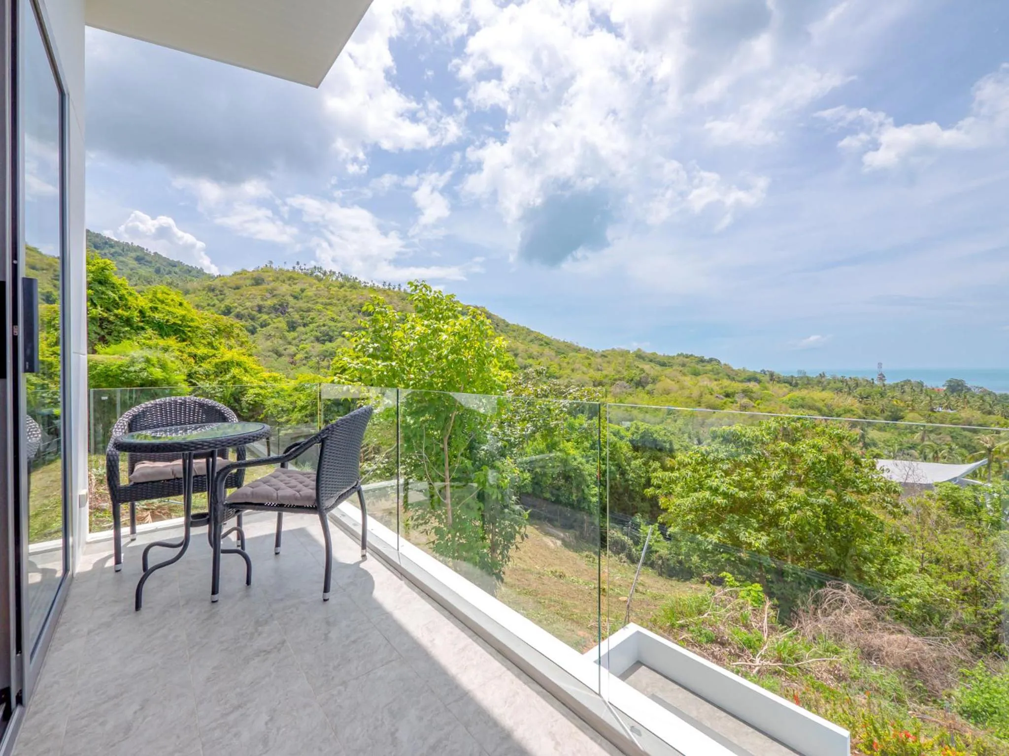 Balcony/Terrace in Villas Reef View Garden