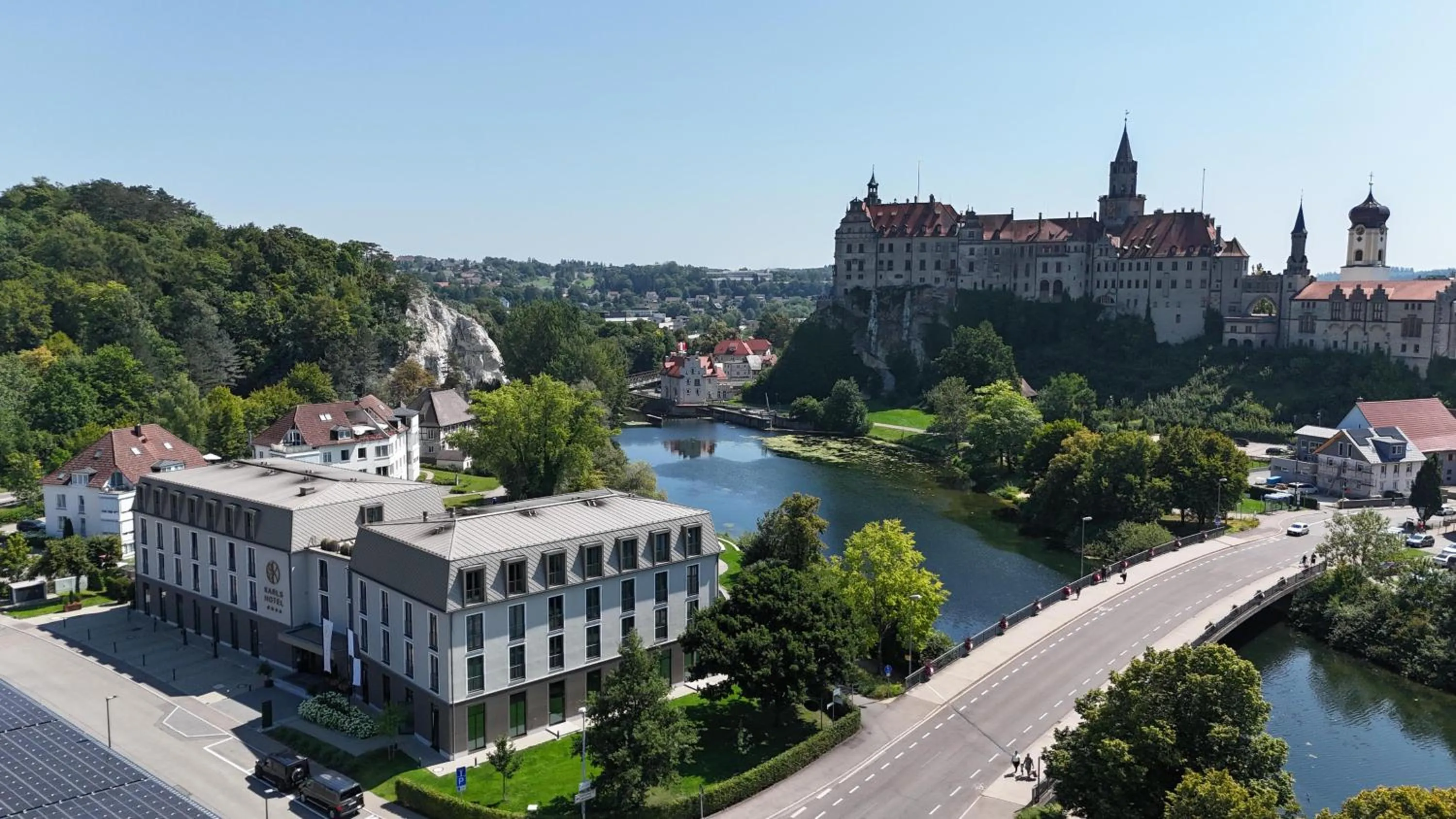 View (from property/room) in Karls Hotel