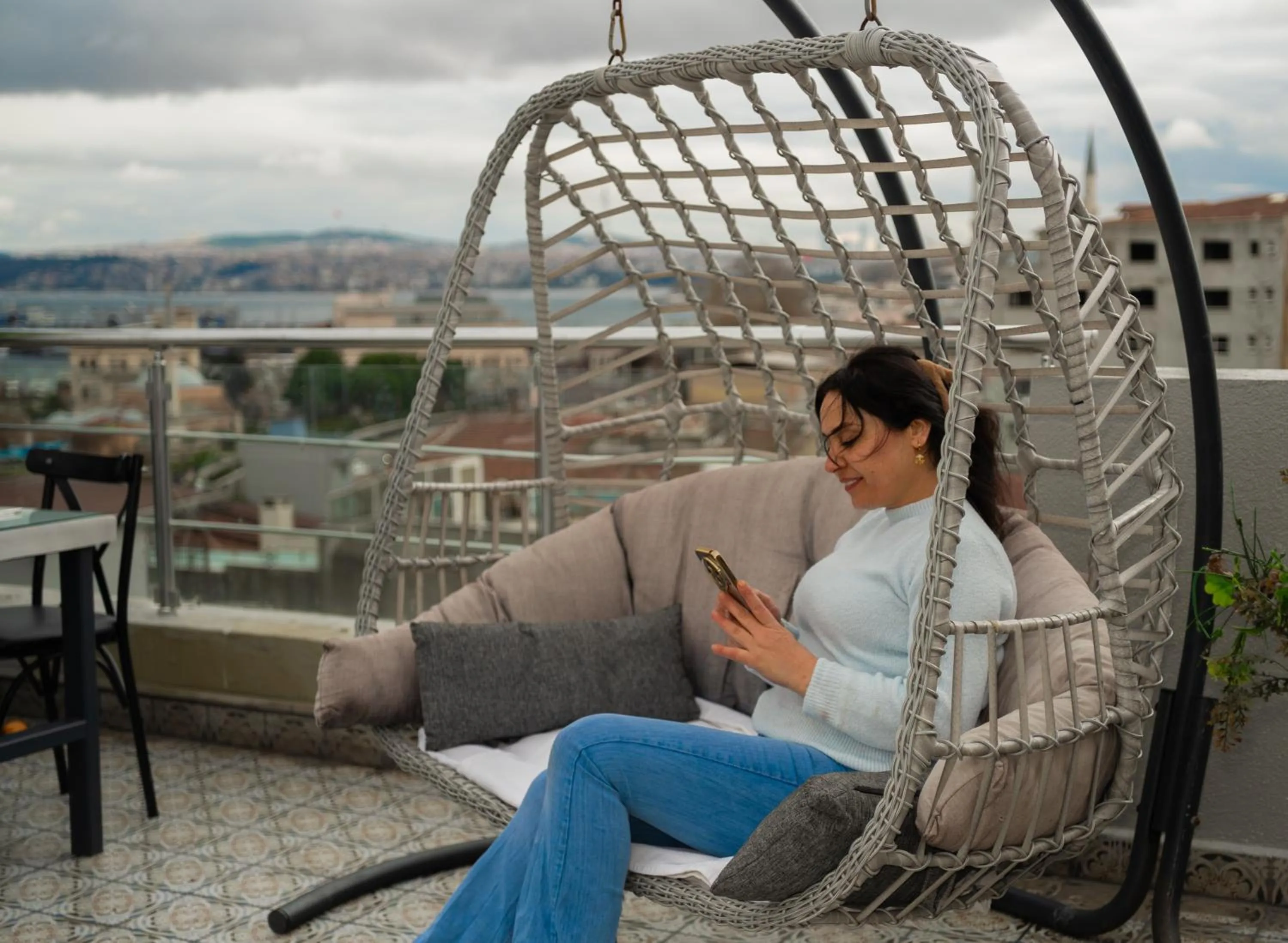 Patio in Golden Horn Park Hotel