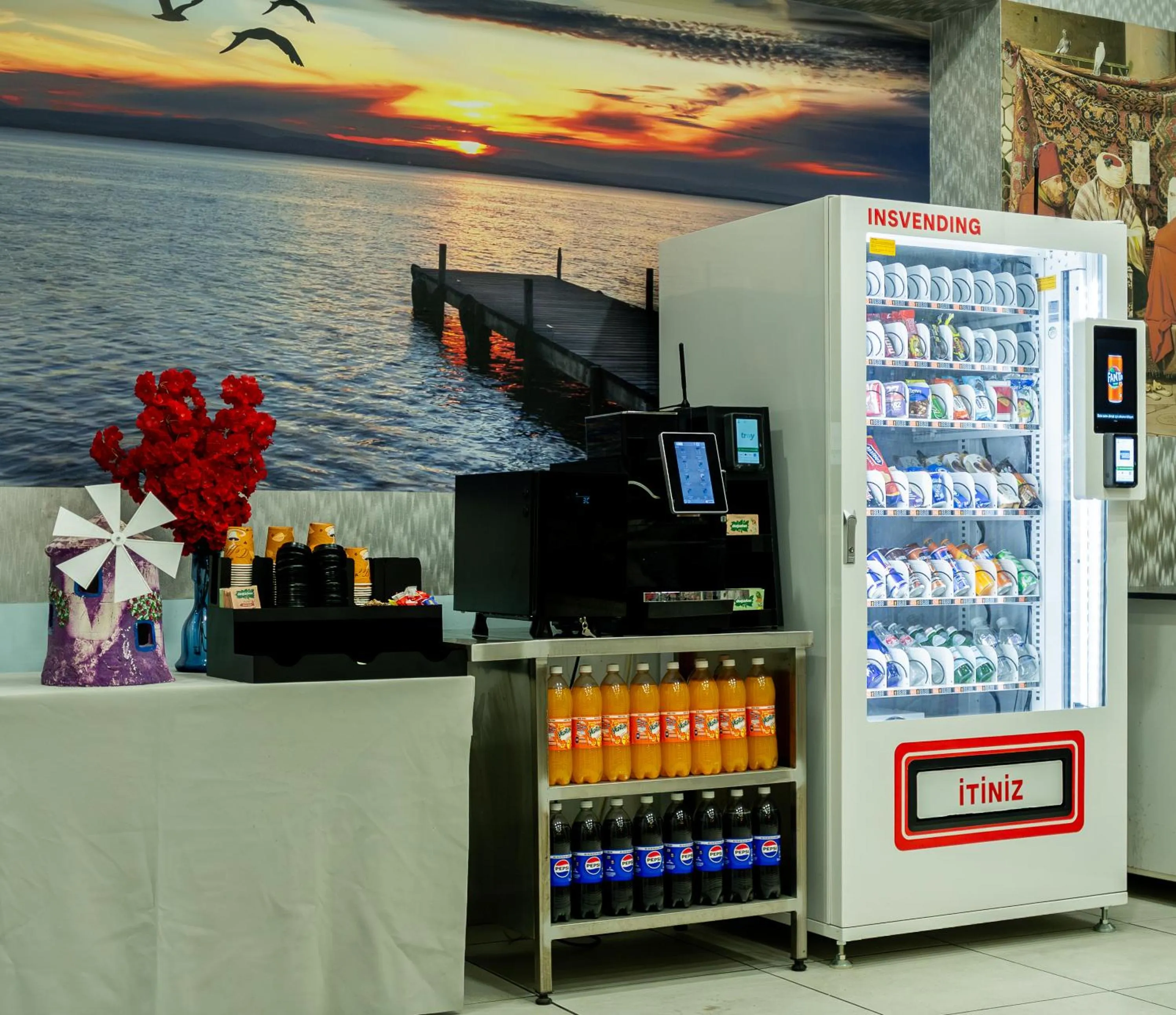 vending machine in Golden Horn Park Hotel