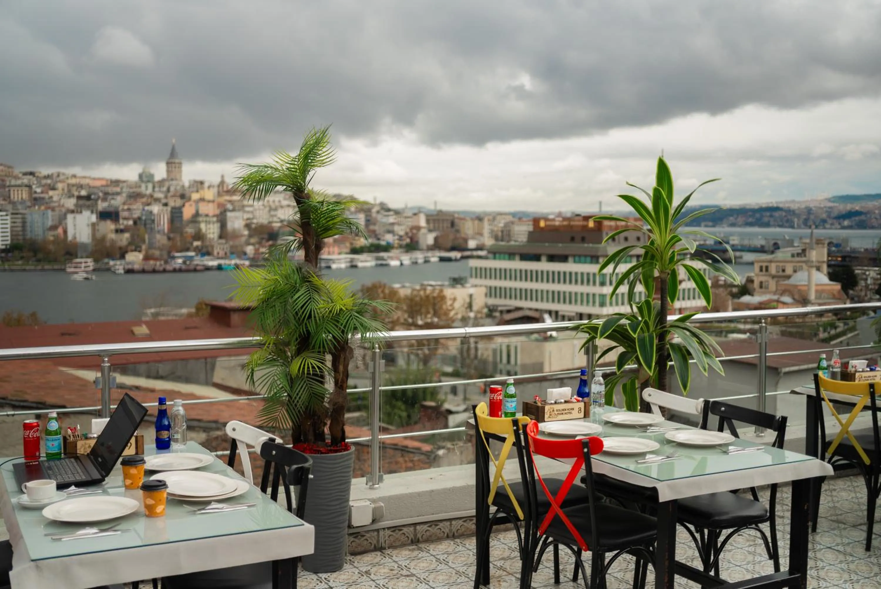Patio in Golden Horn Park Hotel