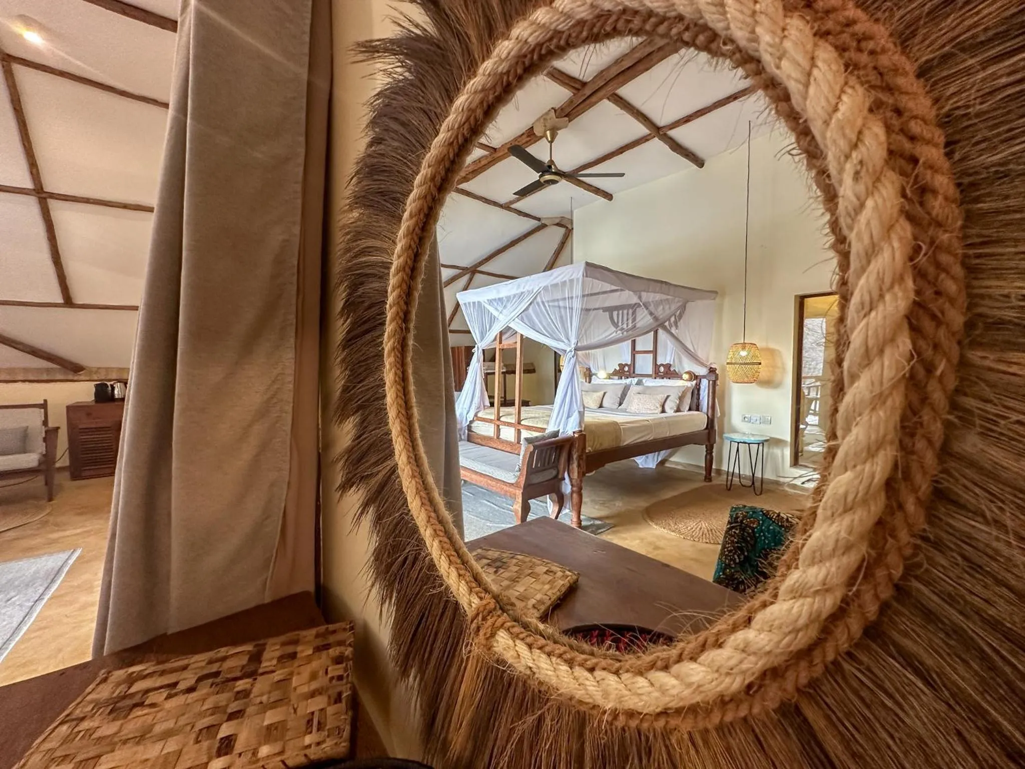 Bed in Marafiki Beach Hotel & SPA