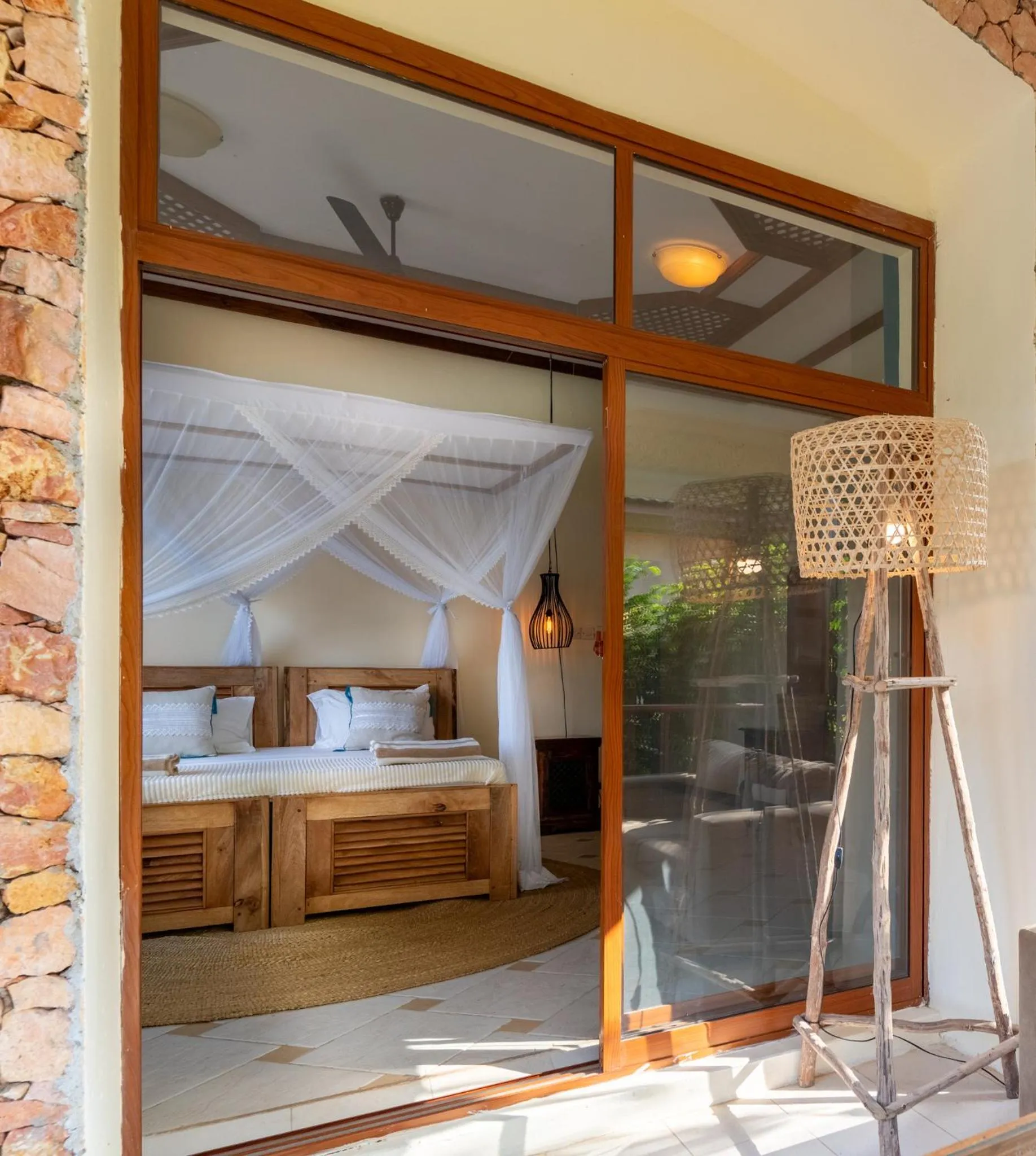 Bed in Marafiki Beach Hotel & SPA