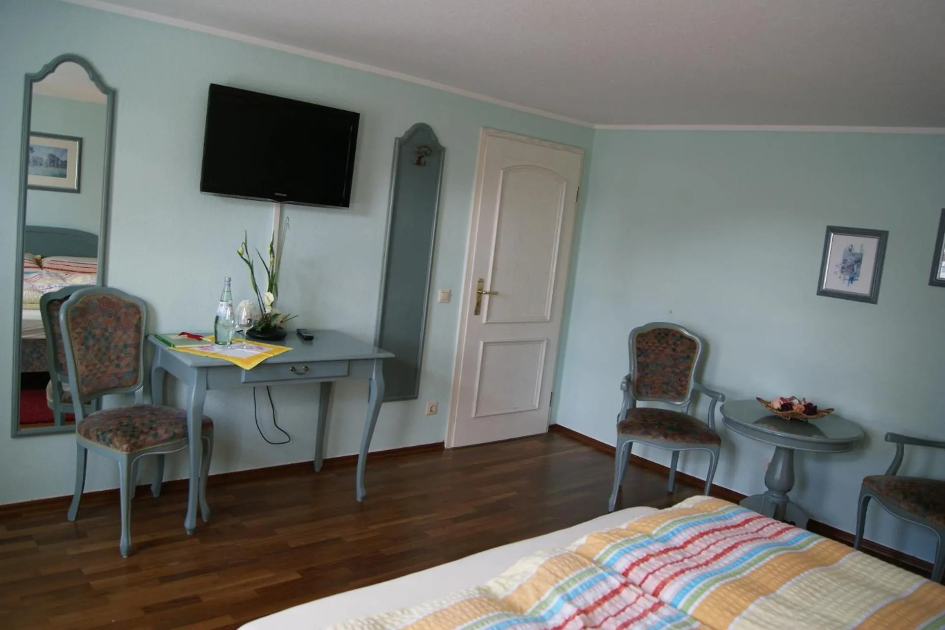 Decorative detail, Bed in Hotel Stoffels