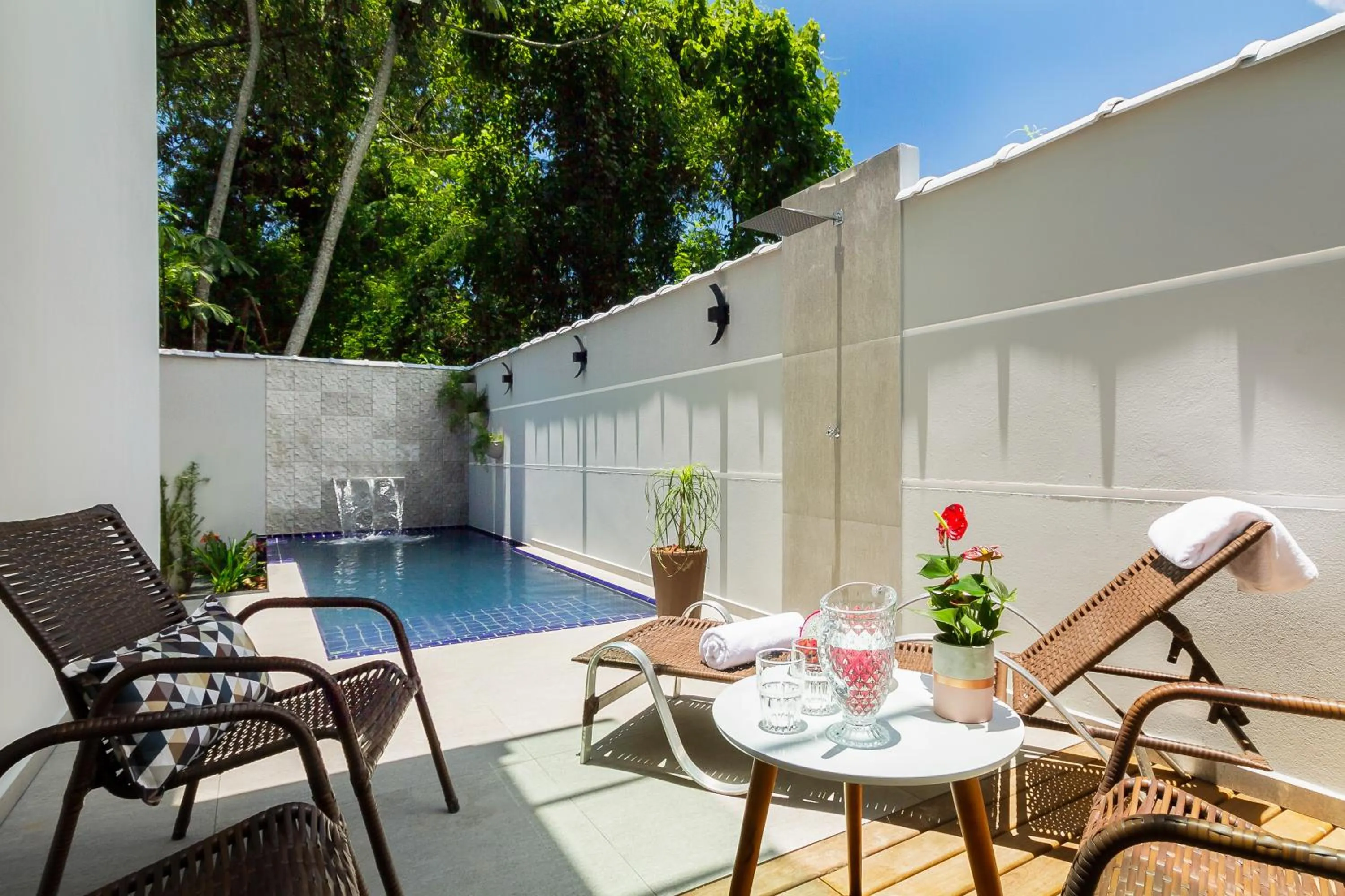 Swimming pool in Calamar Flats Paraty