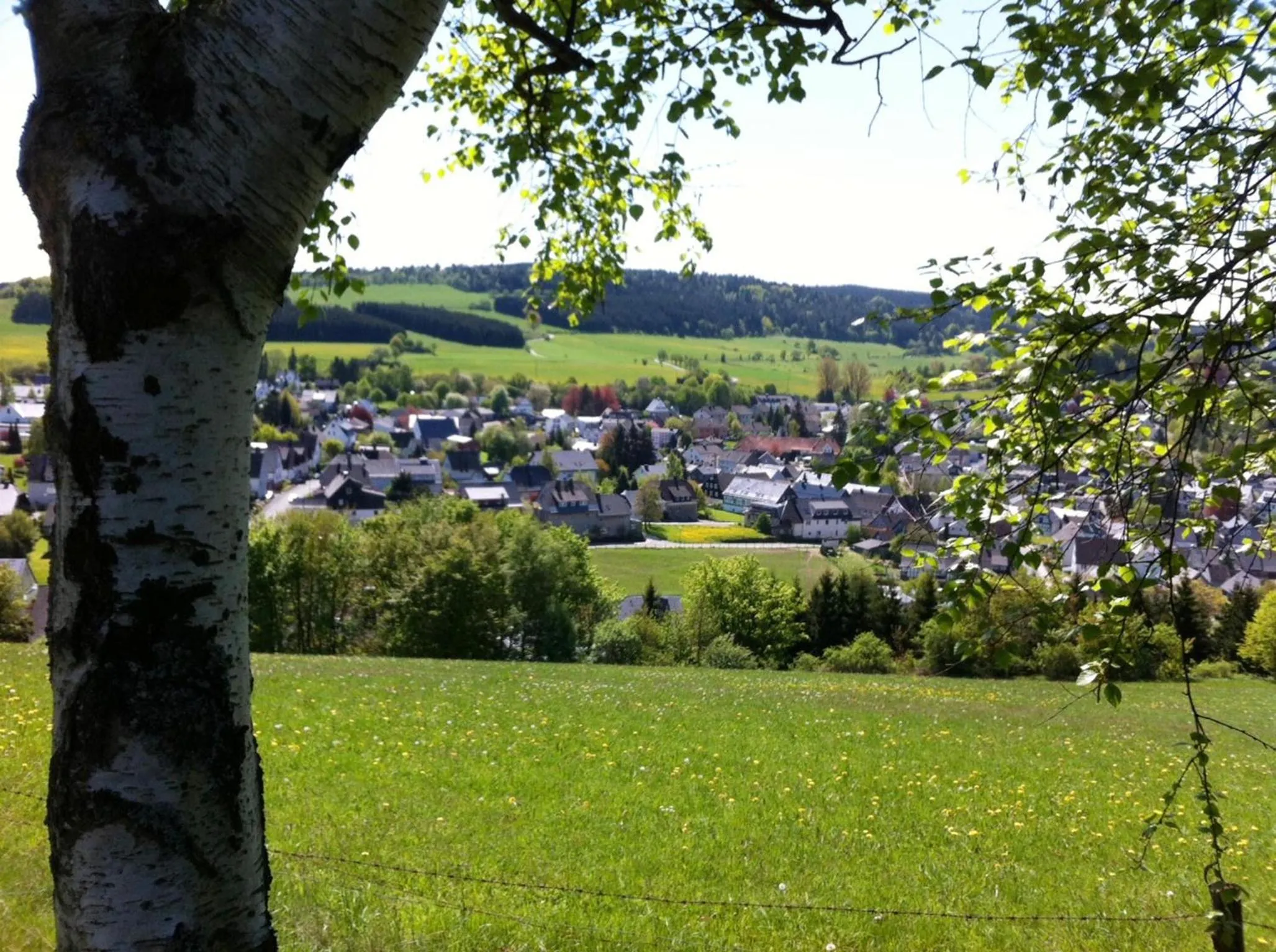 Natural landscape in Posthotel Usseln