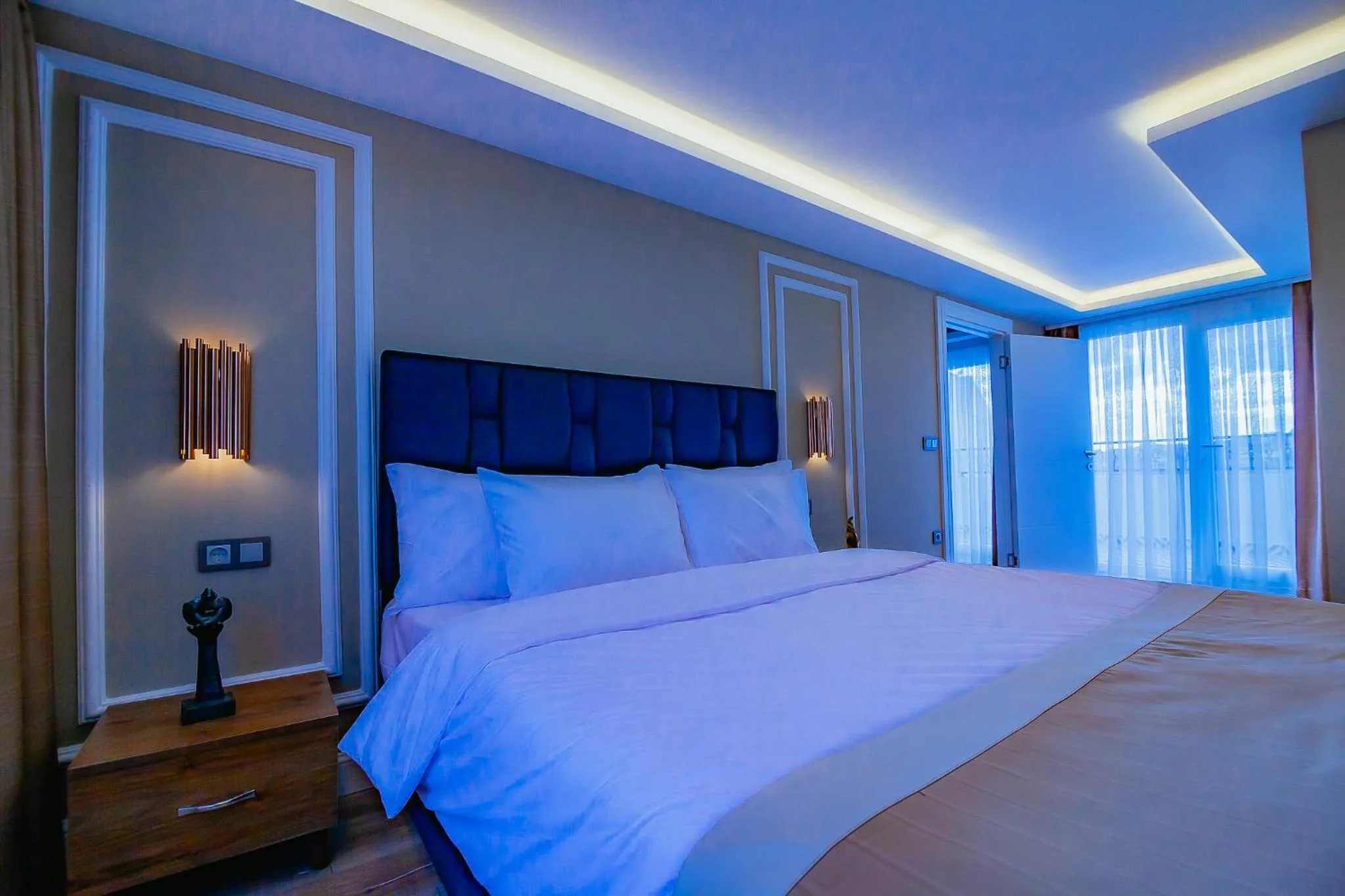 Bed in Galata Hill Hotel