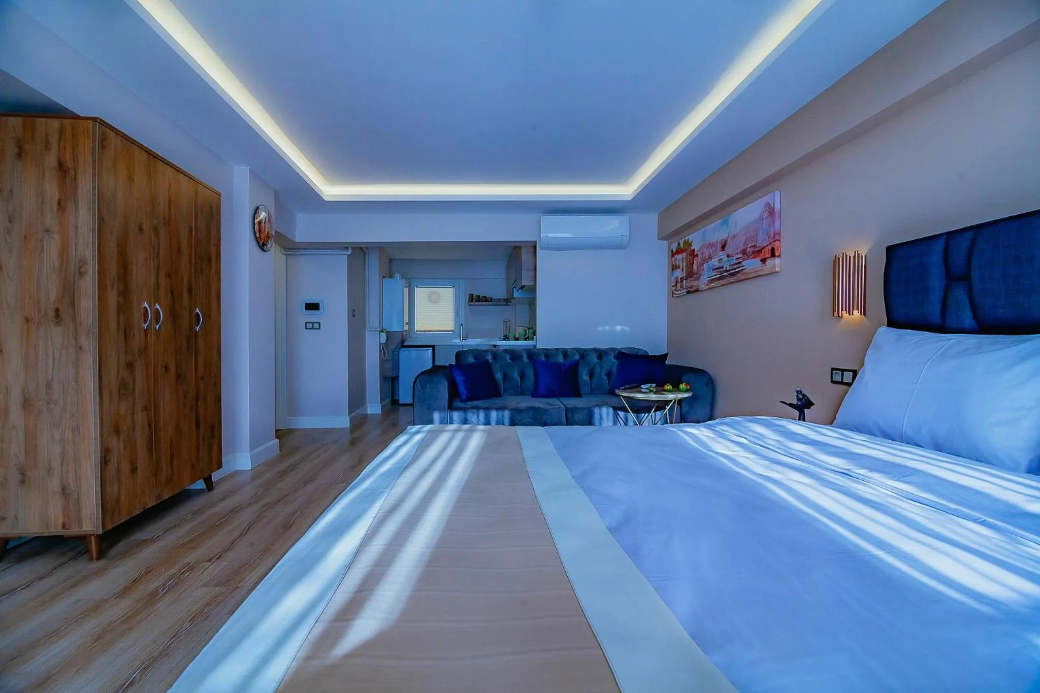 Bed in Galata Hill Hotel