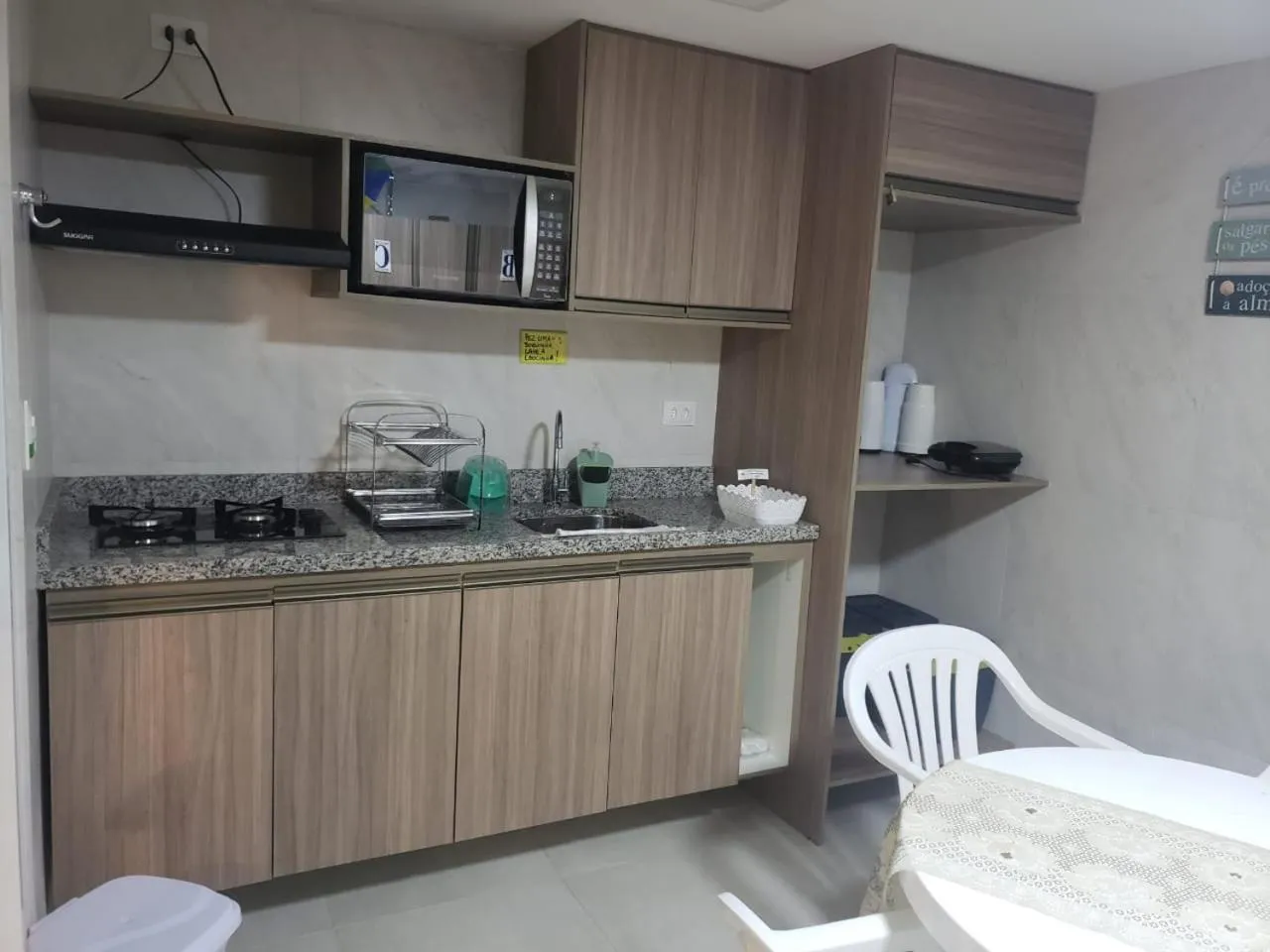 Kitchen or kitchenette in Flats Angatu Porto de Galinhas PE