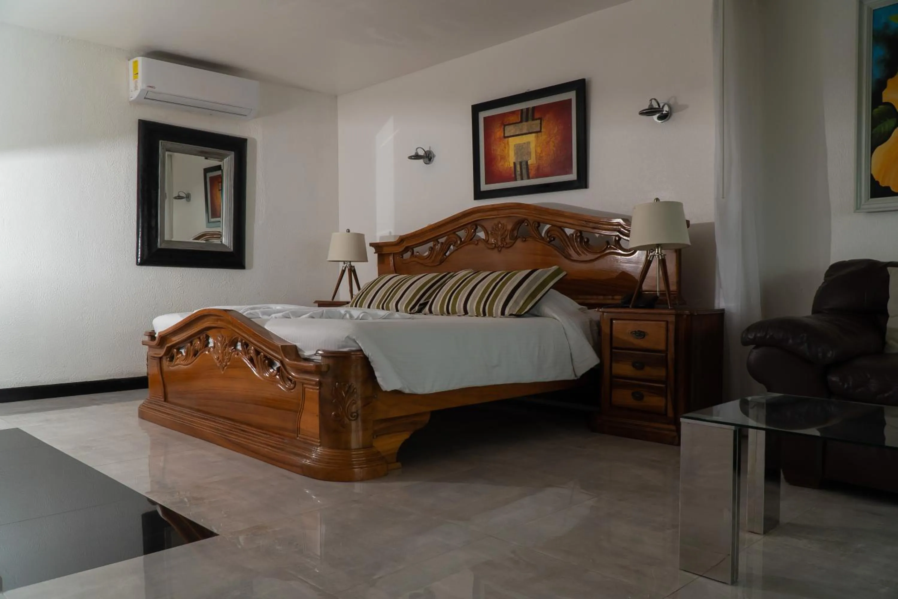 Bed in Layan Hotel & Spa