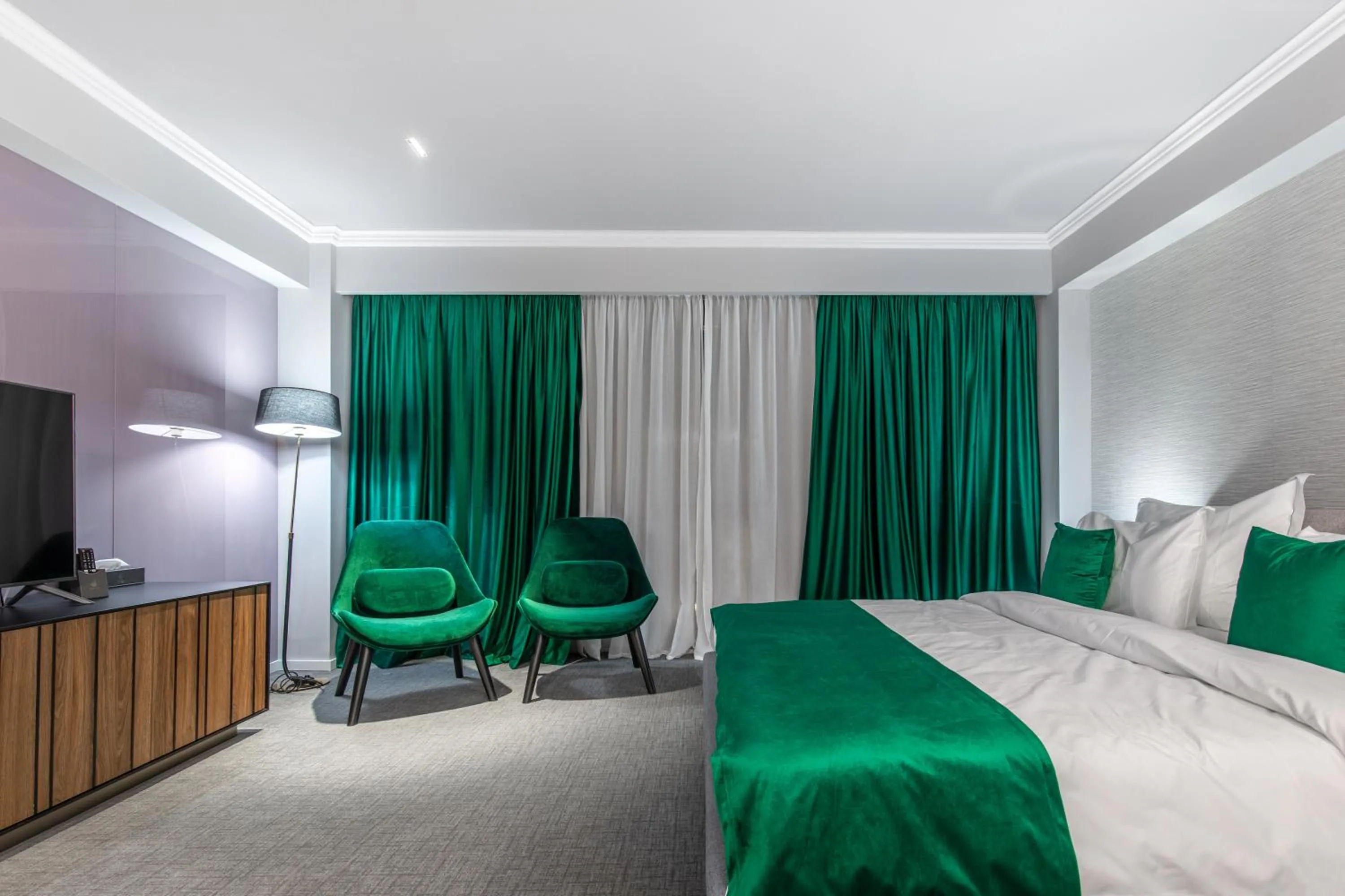 TV and multimedia, Bed in Hotel Kristal Focsani