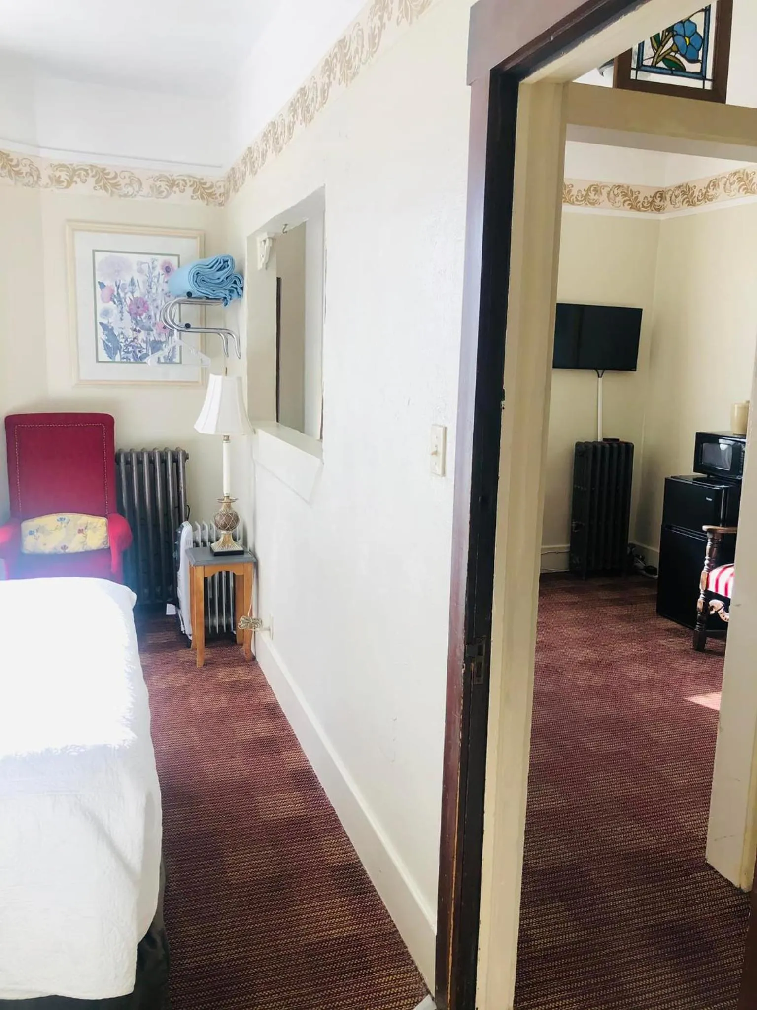 Bed in Historic Palace Hotel