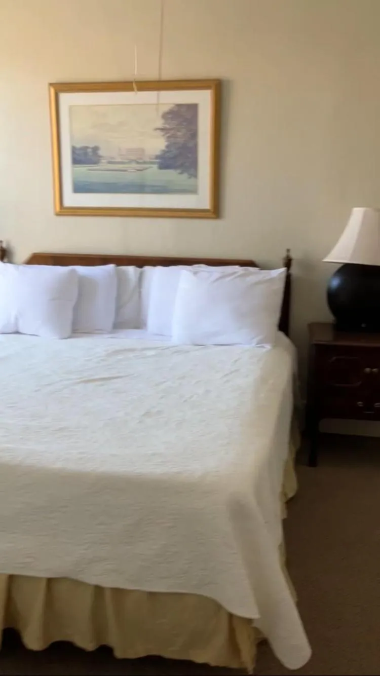 Bed in Historic Palace Hotel